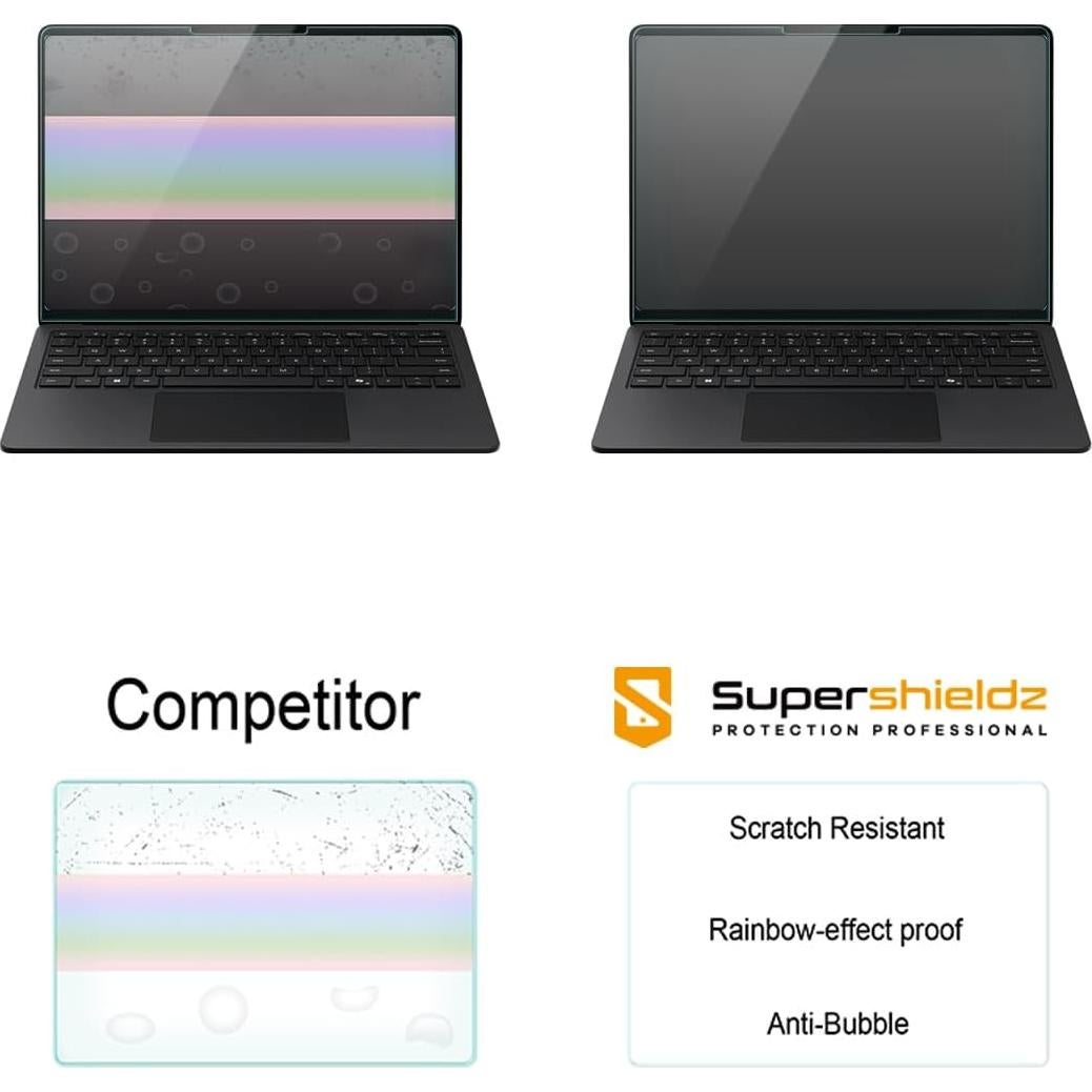 Protector de Pantalla Vidrio Templado Supershieldz para Surface Laptop 7