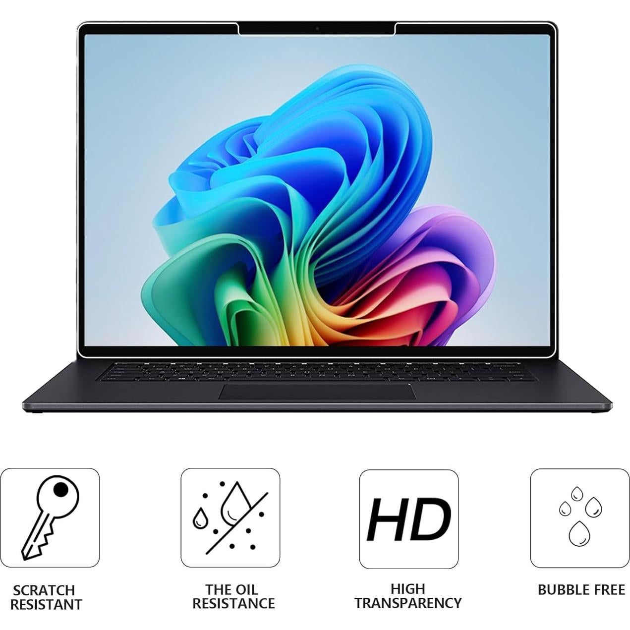 Protector de Pantalla Megoo para Surface Laptop 7 13.8" Vidrio Templado