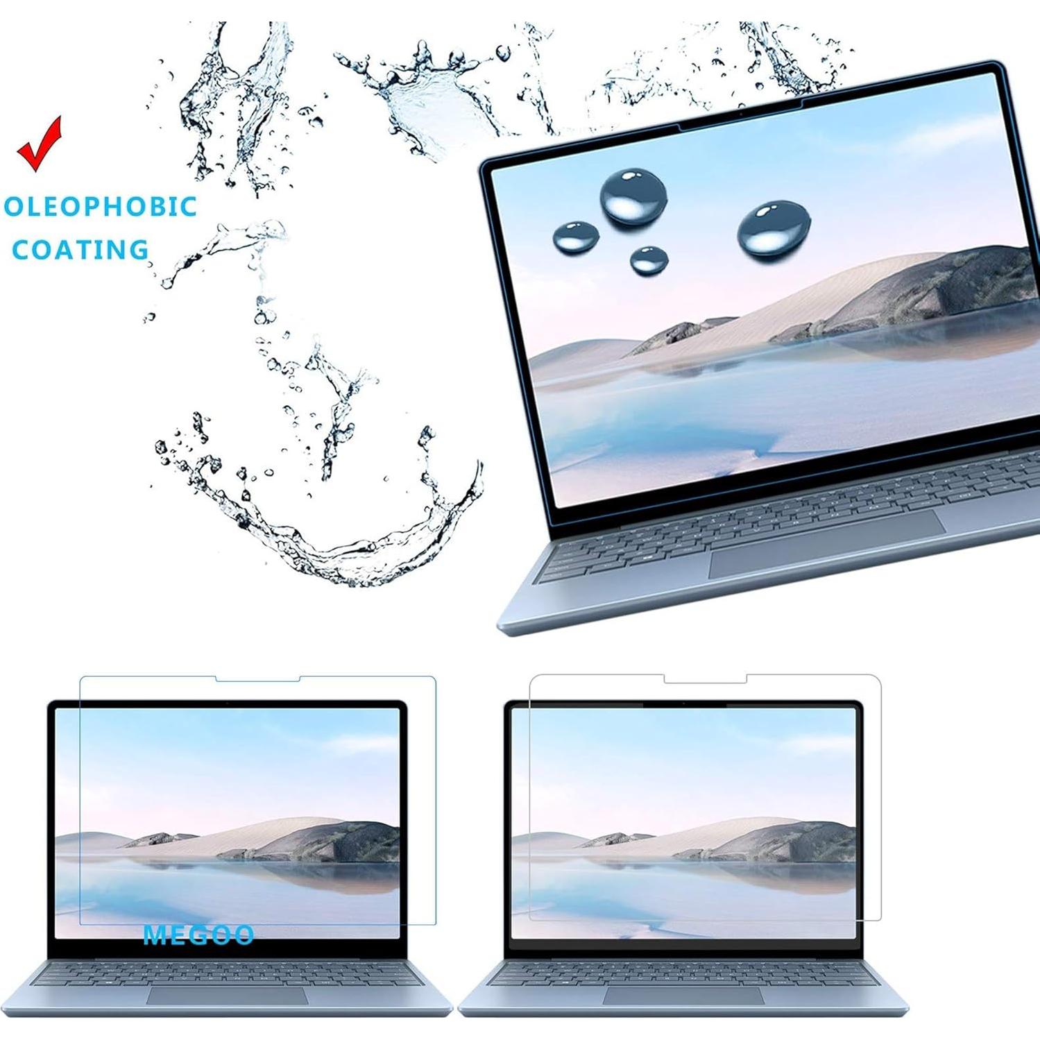 Protector de Pantalla Vidrio Megoo para Surface Laptop Go 3/2 12.4"