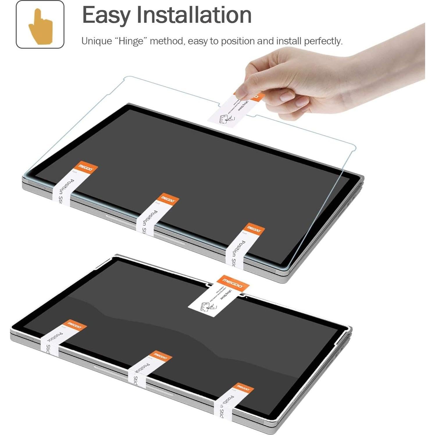 Protector de Pantalla Vidrio Megoo para Surface Laptop Go 3/2 12.4"