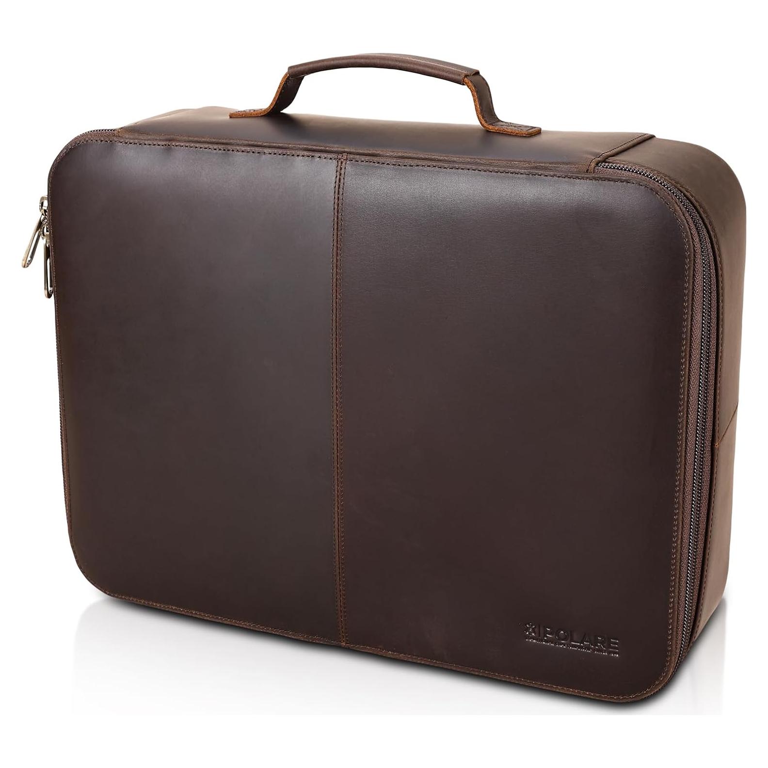 Bolsa Organizadora de Documentos de Cuero Polare 36.8x27.9 cm