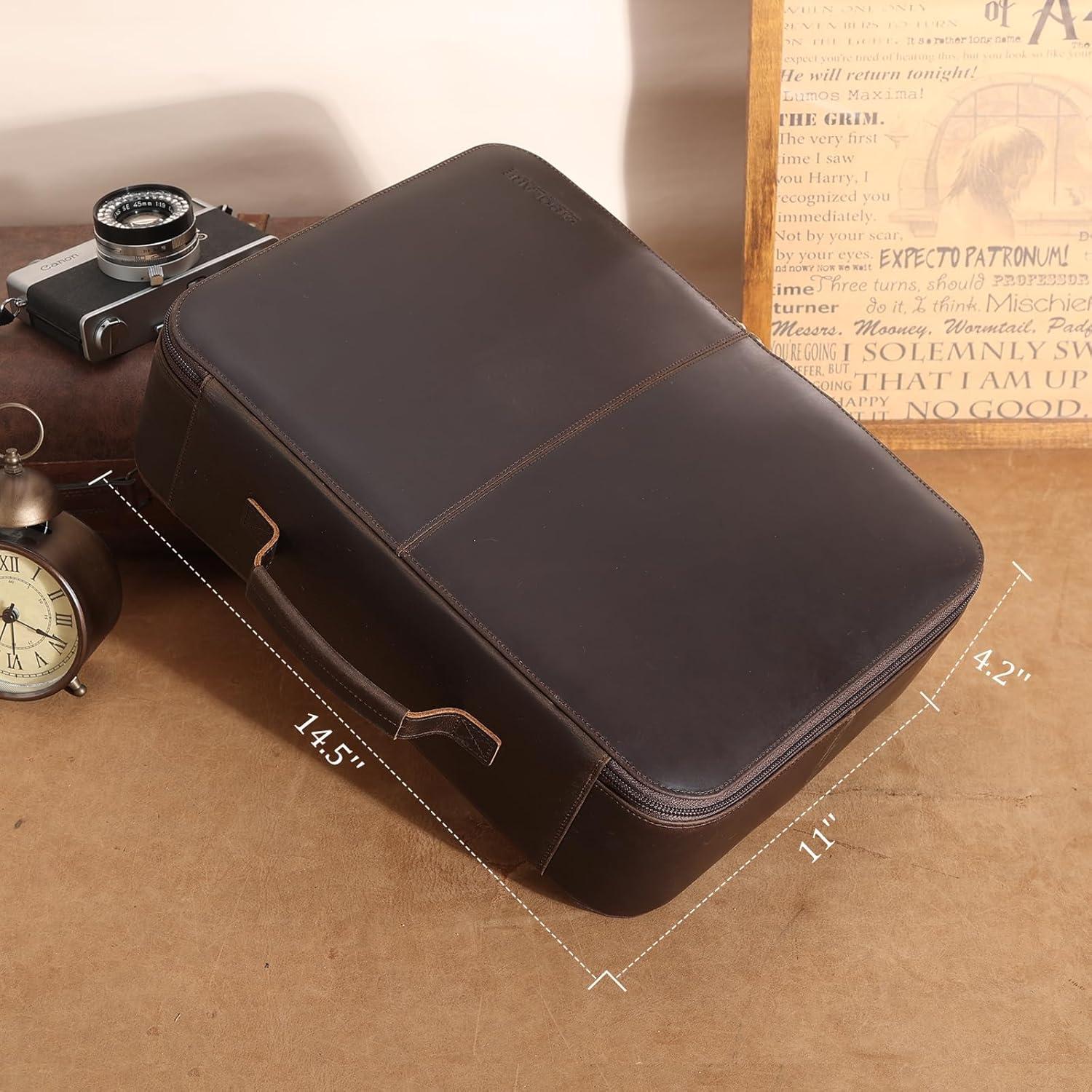 Bolsa Organizadora de Documentos de Cuero Polare 36.8x27.9 cm