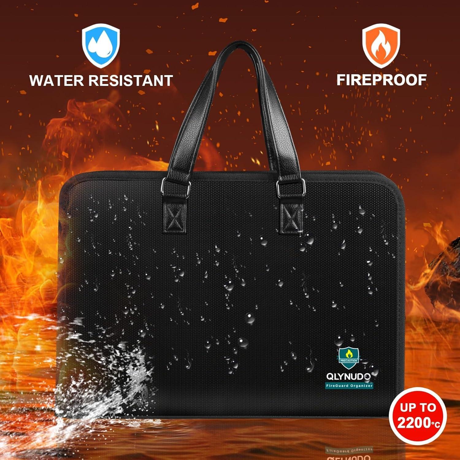 Organizador de Documentos a Prueba de Fuego QLYNUDO A4 13 Bolsillos
