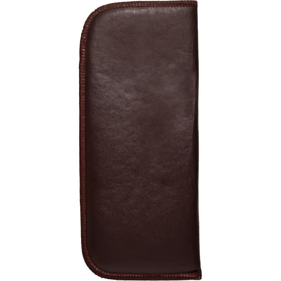 Funda para Gafas Calabria Half Slip de Cuero Sintético Marrón