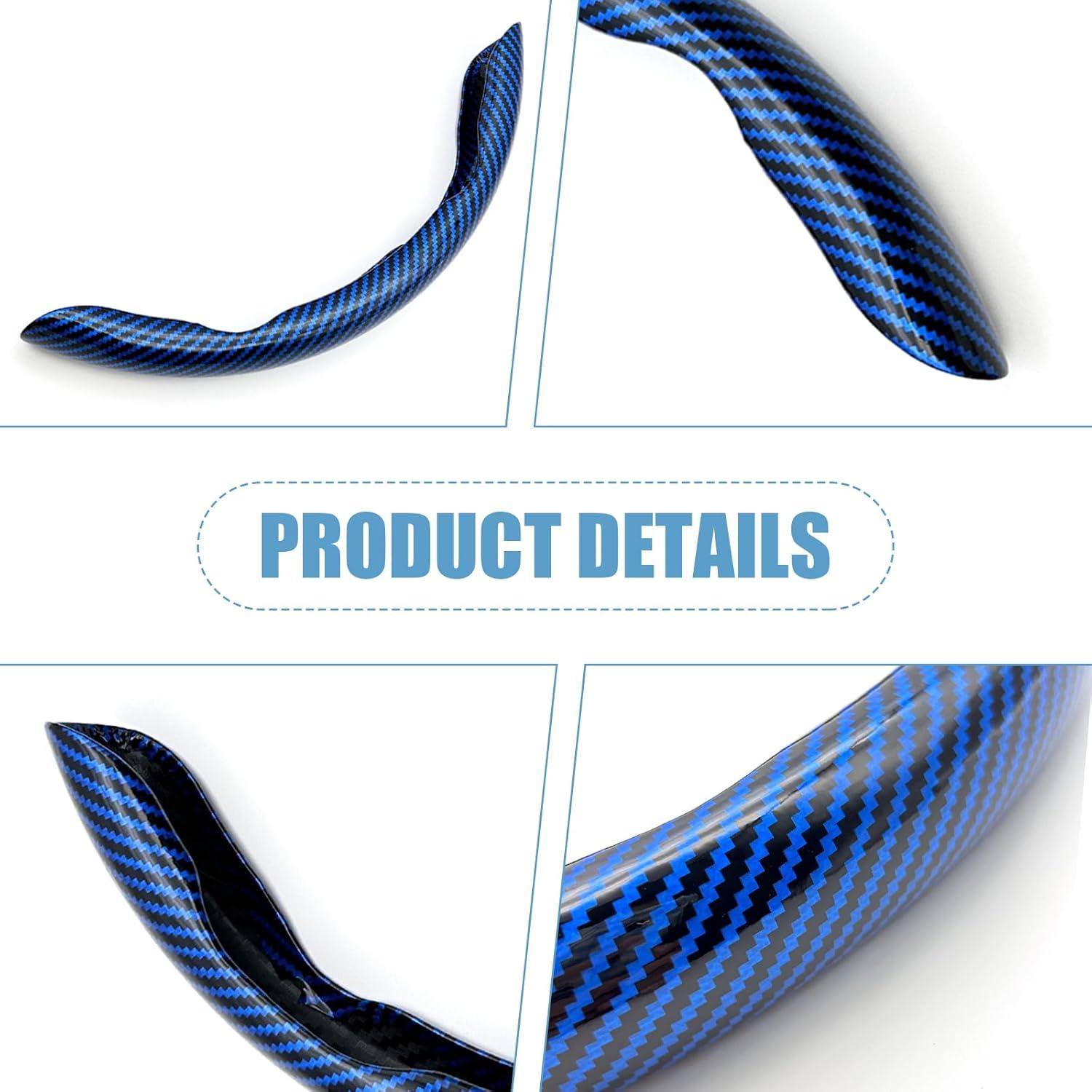 3 Fundas para Volante Qurbuns Antideslizantes Azul