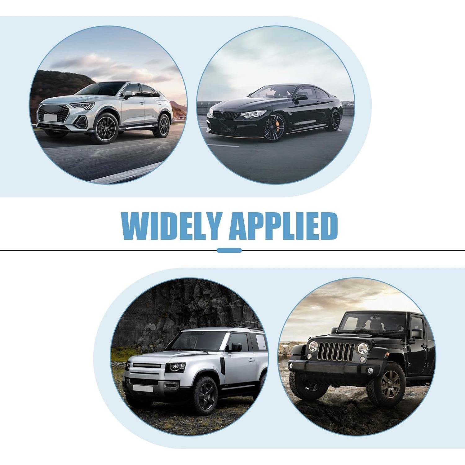 3 Fundas para Volante Qurbuns Antideslizantes Azul