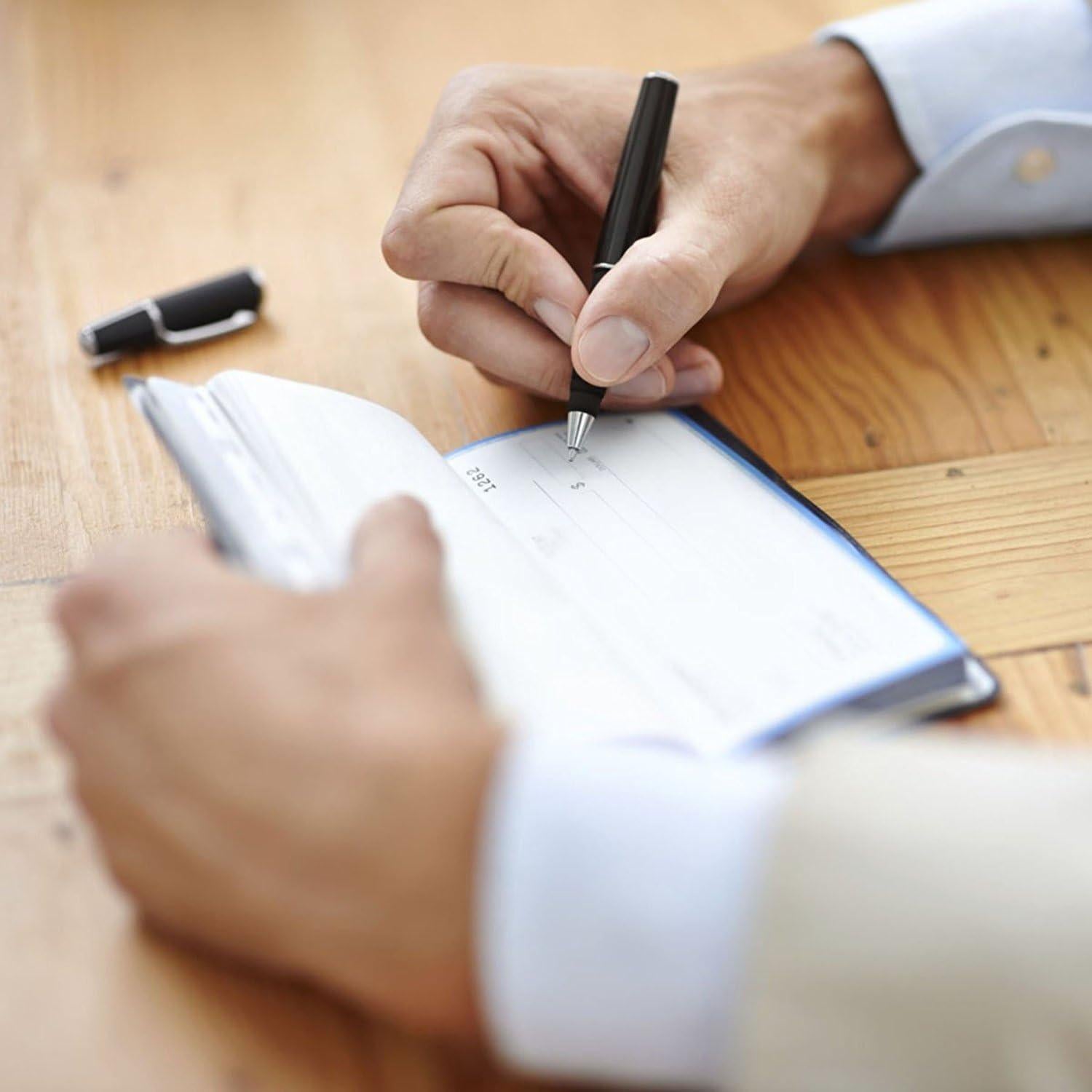 Cubierta de Chequera de Cuero HISCOW Rojo Vino - Piel Italiana