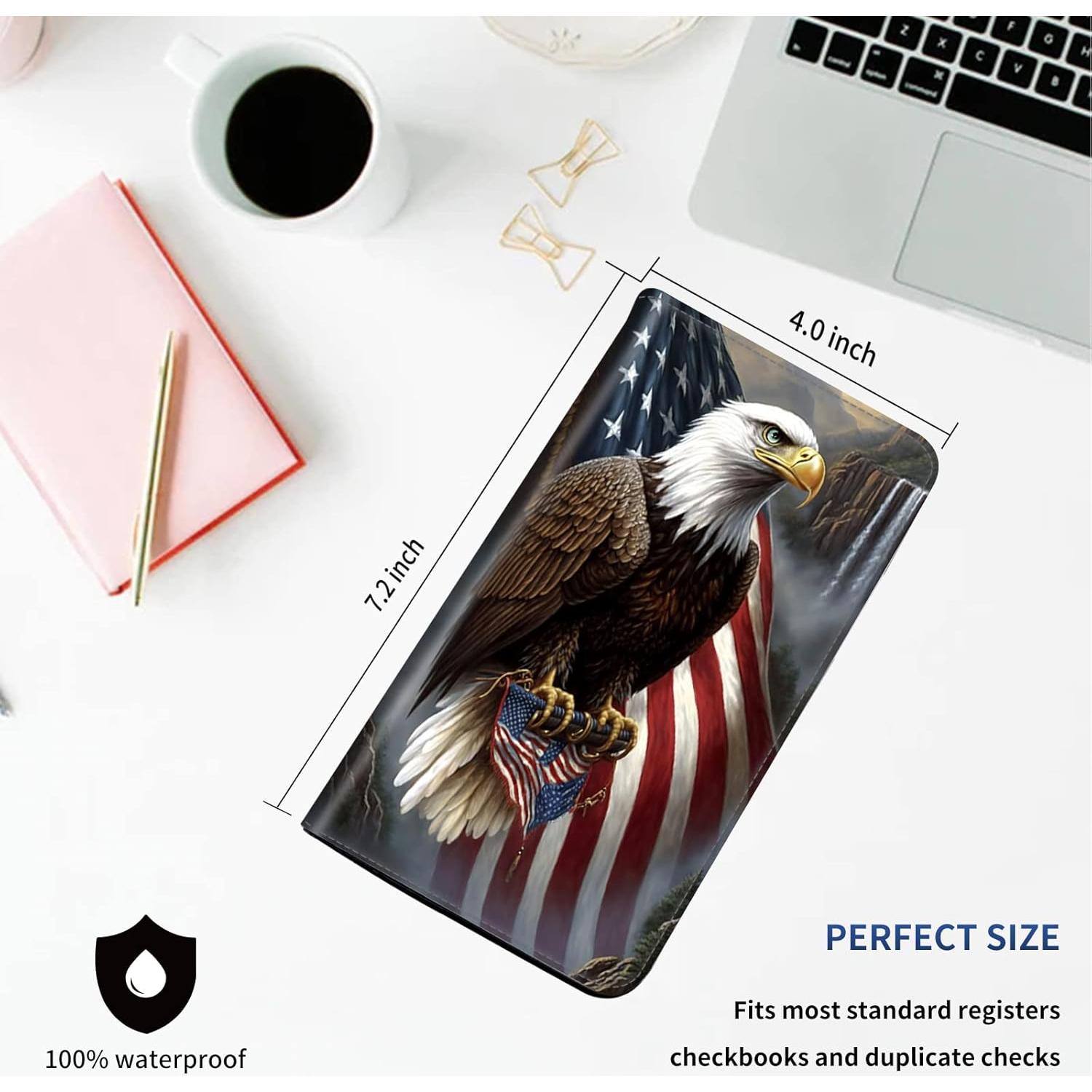 Cubierta de Chequera DEGDFSGR Cuero PU con Bloqueo RFID