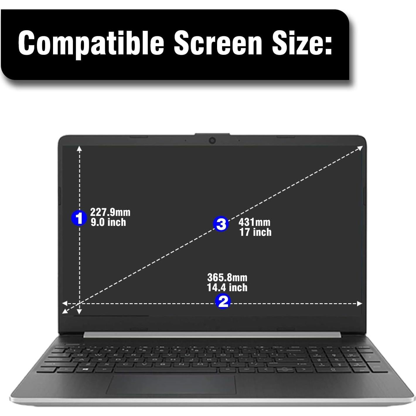 Protector de Pantalla Vidrio Templado KEANBOLL 17" Ultra Claro