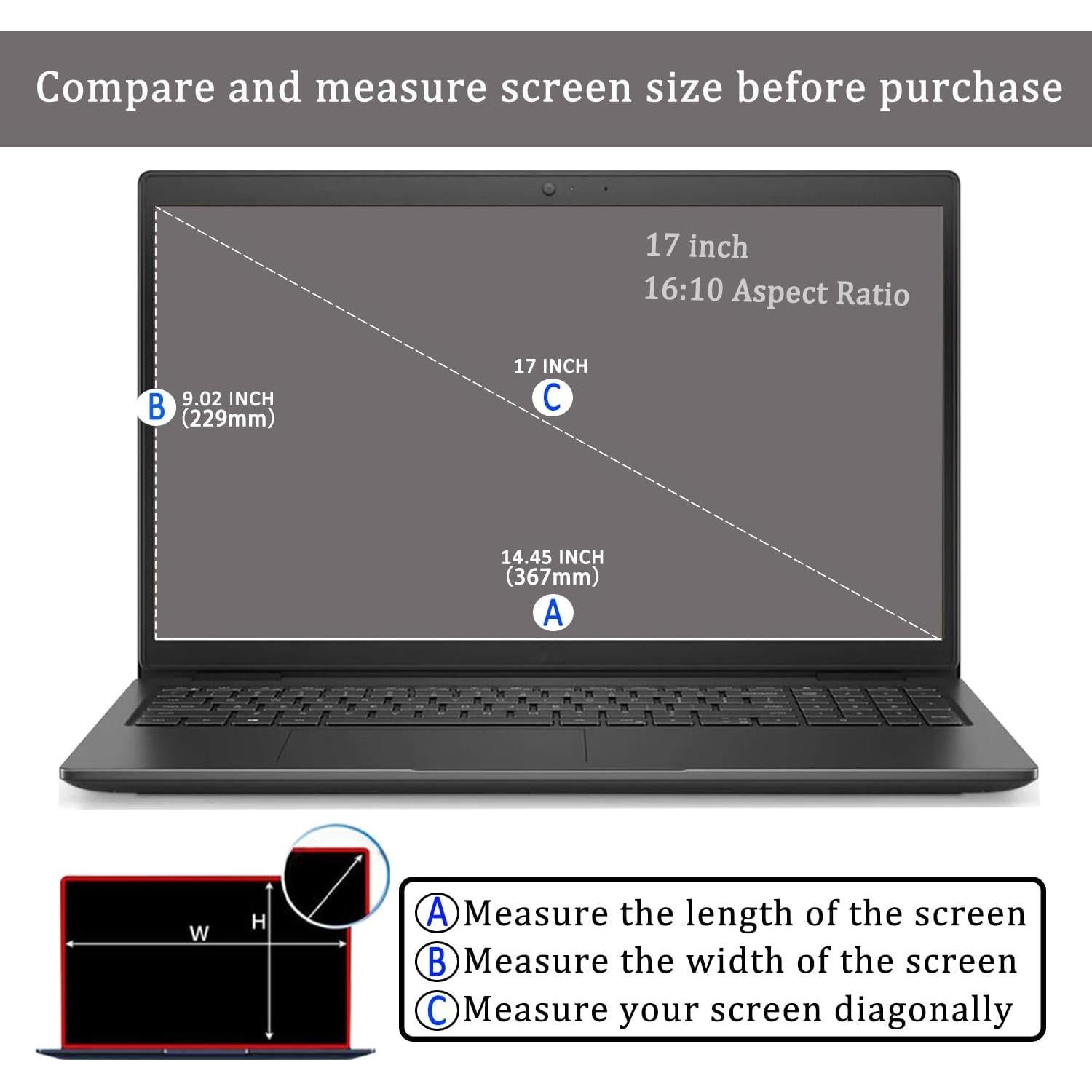 Protector de Pantalla Vidrio Templado 17" i-Tensodo 9H Ultra HD