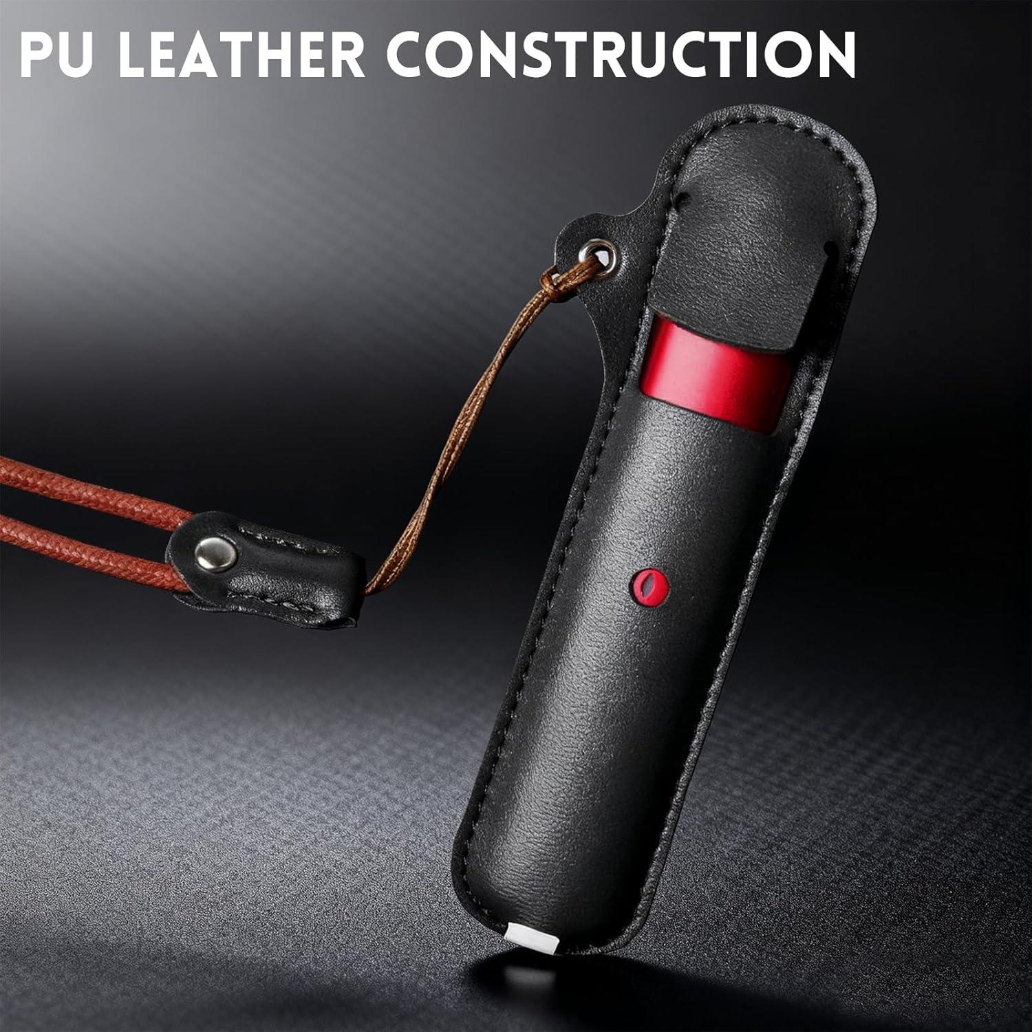 Soporte para Vape FoalGalaxia con Correa - Funda Cuero PU Marrón