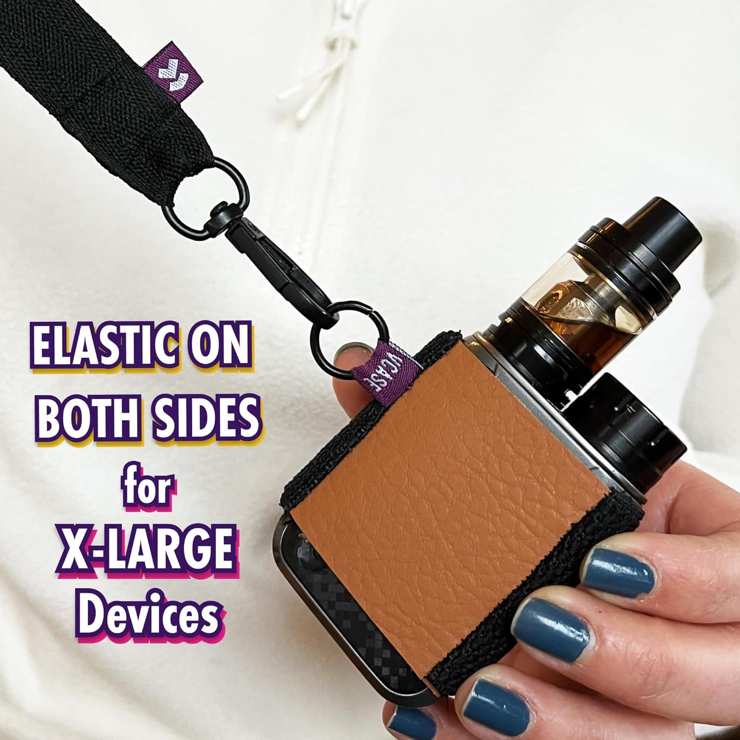 Soporte de Vape VCASE de Cuero Marrón XL - Alta Elasticidad