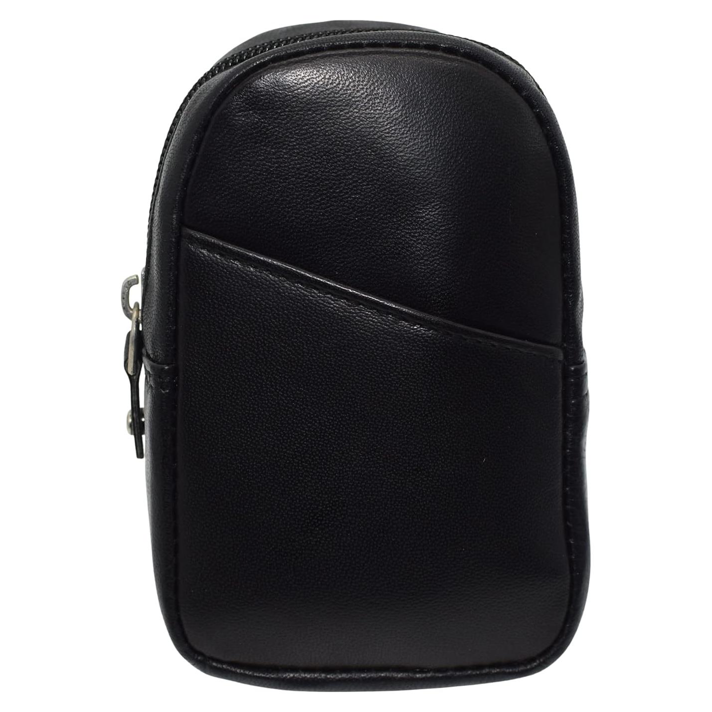 Funda de Cigarrillos de Cuero Genuino Marshal 100's Negra