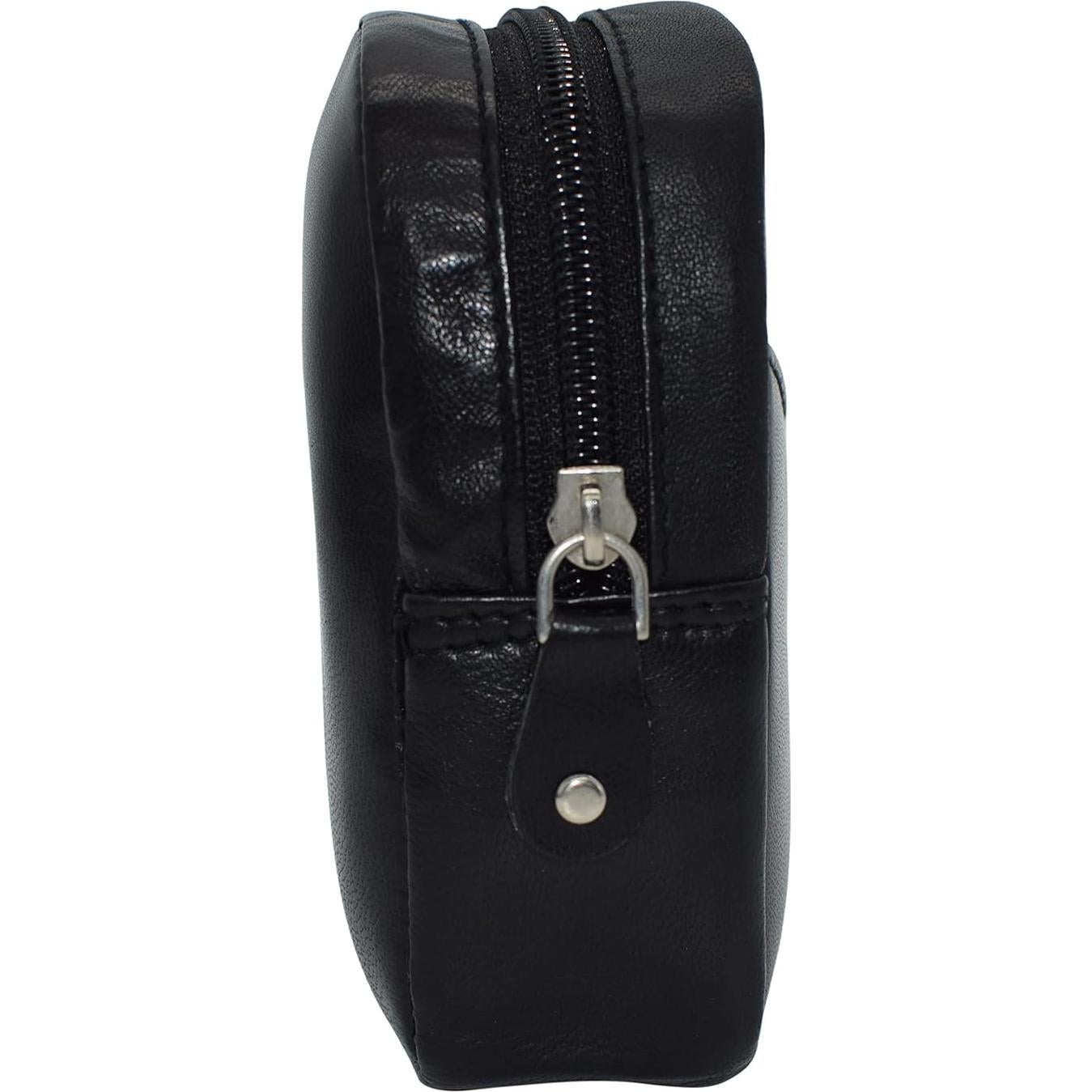 Funda de Cigarrillos de Cuero Genuino Marshal 100's Negra
