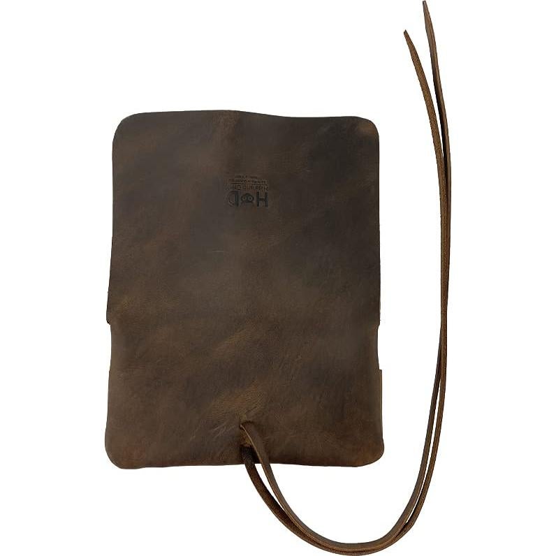 Estuche para Tabaco Hide & Drink - Cuero Grano Completo Marrón