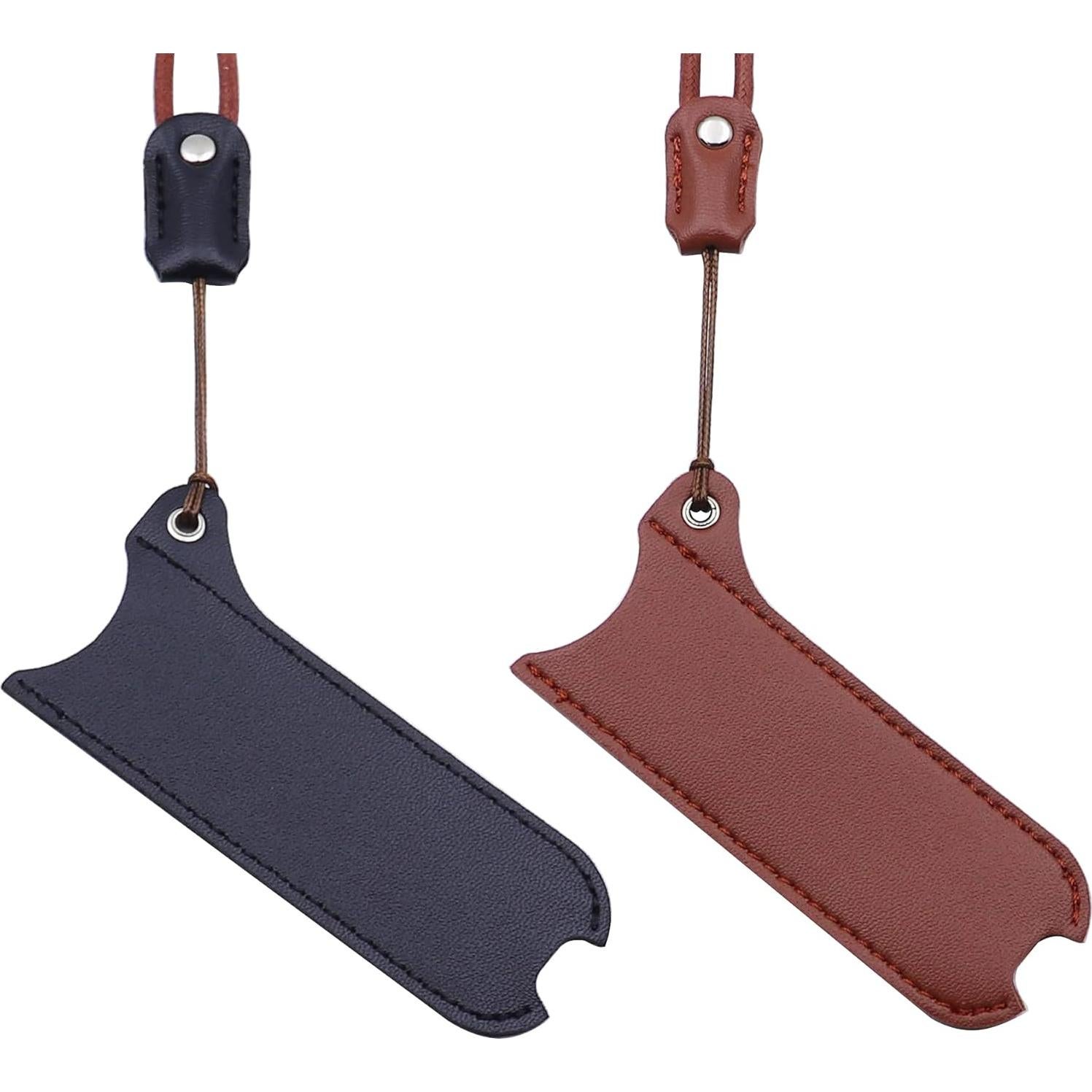 Funda de cuero PU con cordón para J-U-L y otros - 2 Pack
