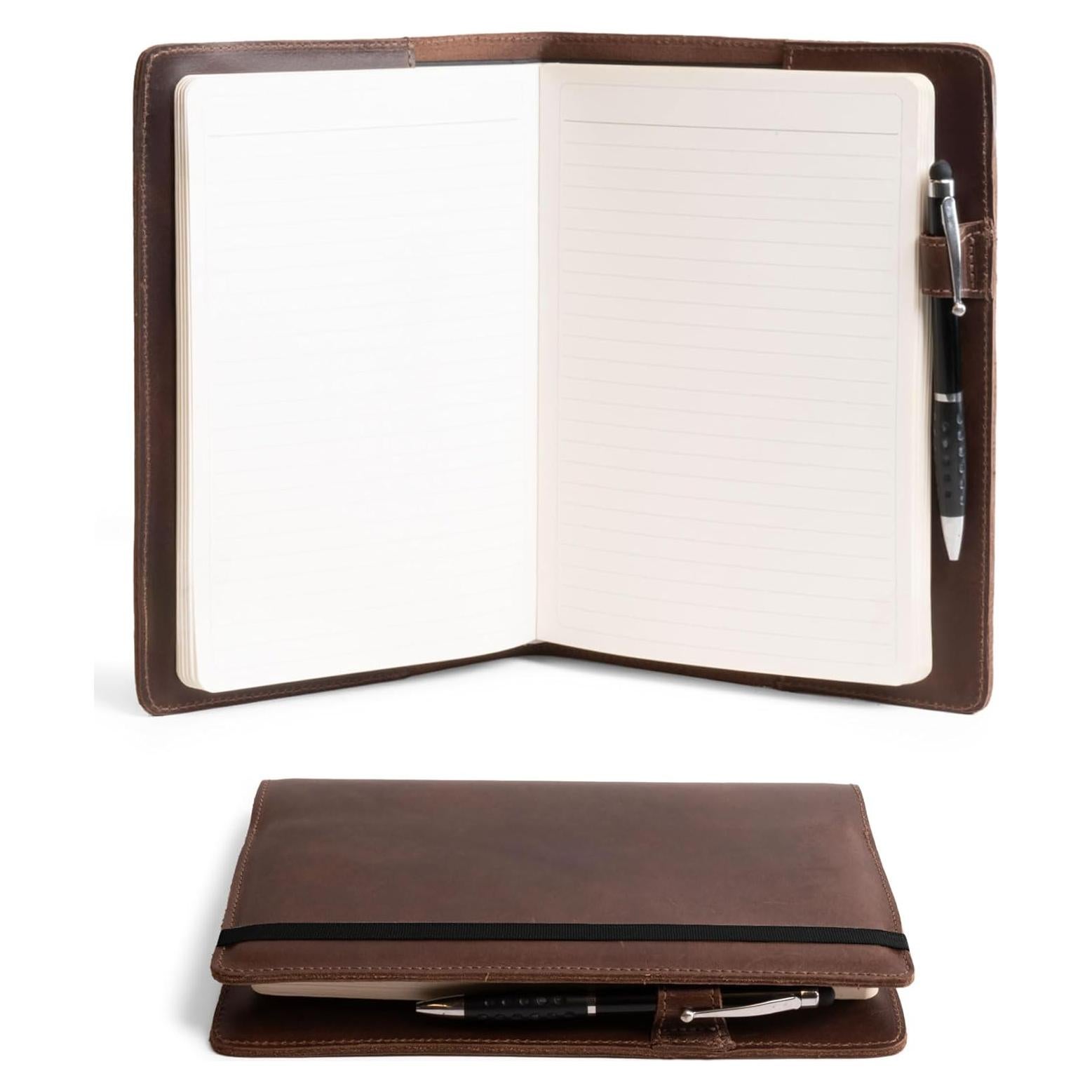 Funda de Cuaderno Leuchtturm A5 Hide & Drink Cuero Marrón