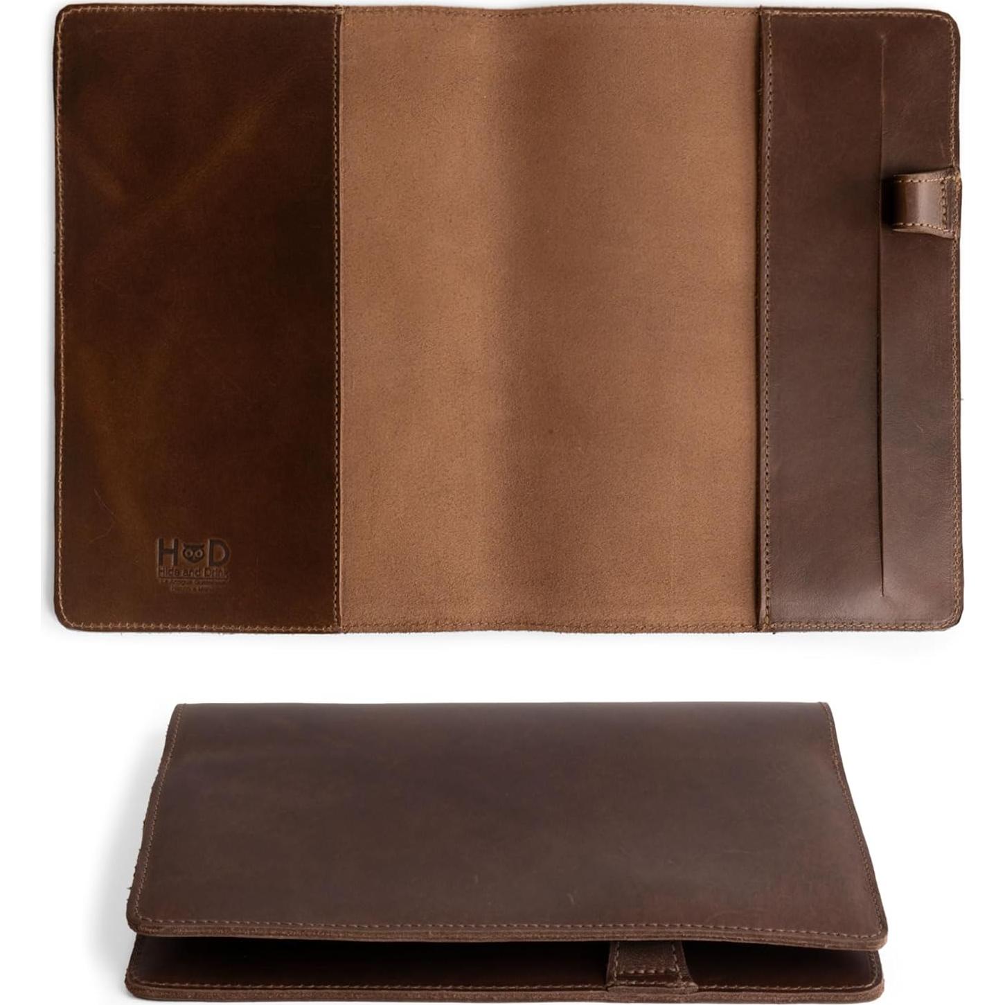 Funda de Cuaderno Leuchtturm A5 Hide & Drink Cuero Marrón