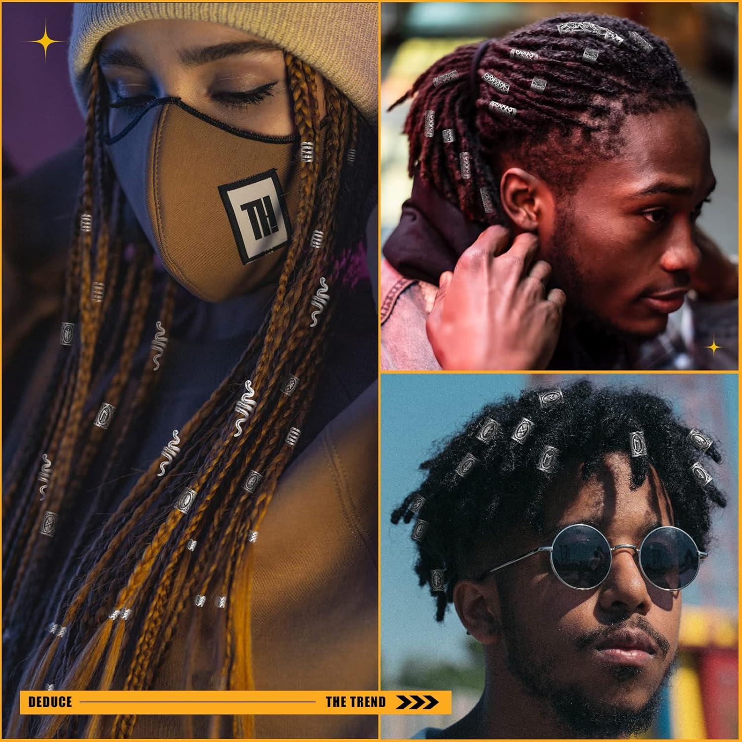 Juego de Joyería para el Cabello Vikinga Vaikby 152 Piezas