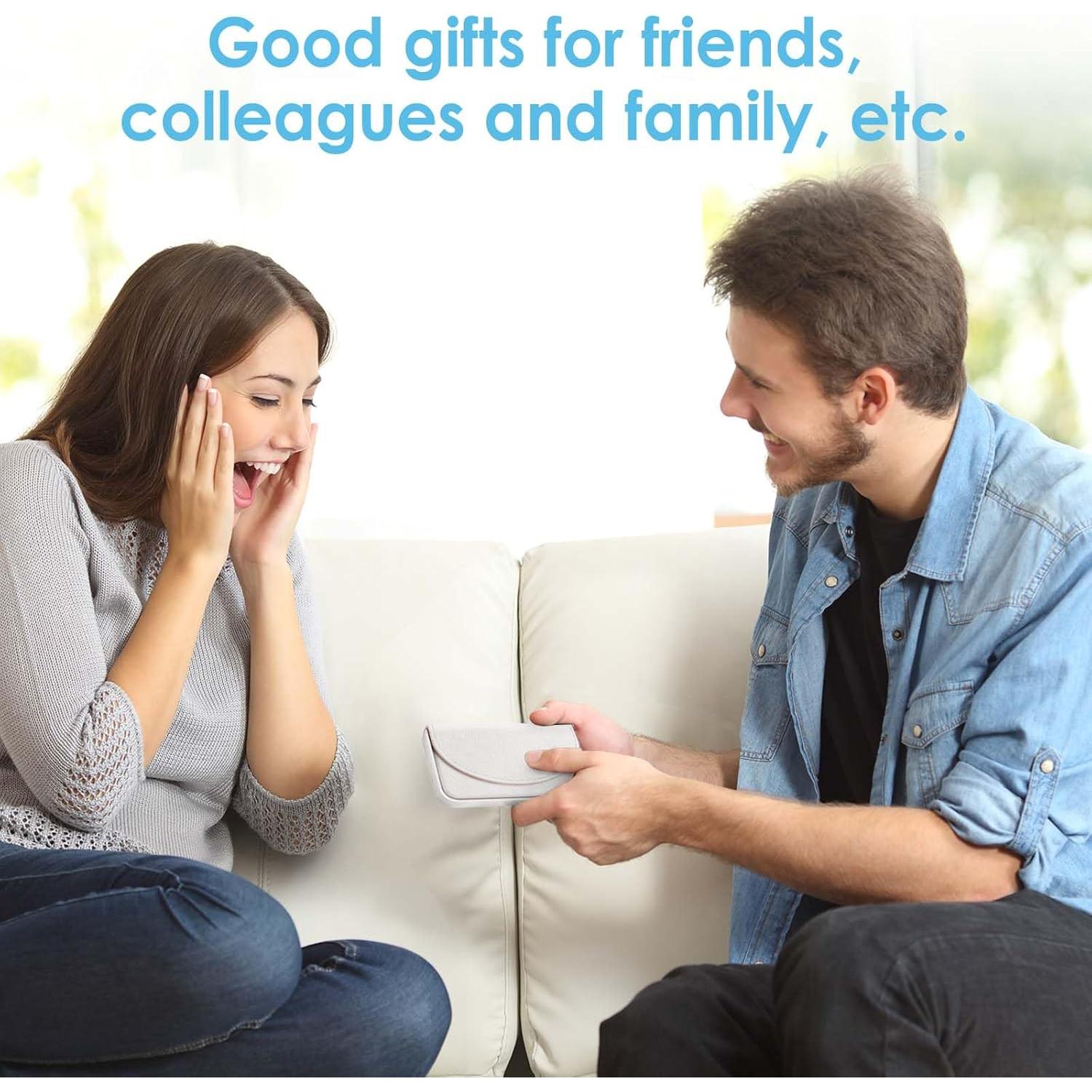 Portatarjetas de Visita PU Xiviers Blanco Magnético 10.9x6.4cm