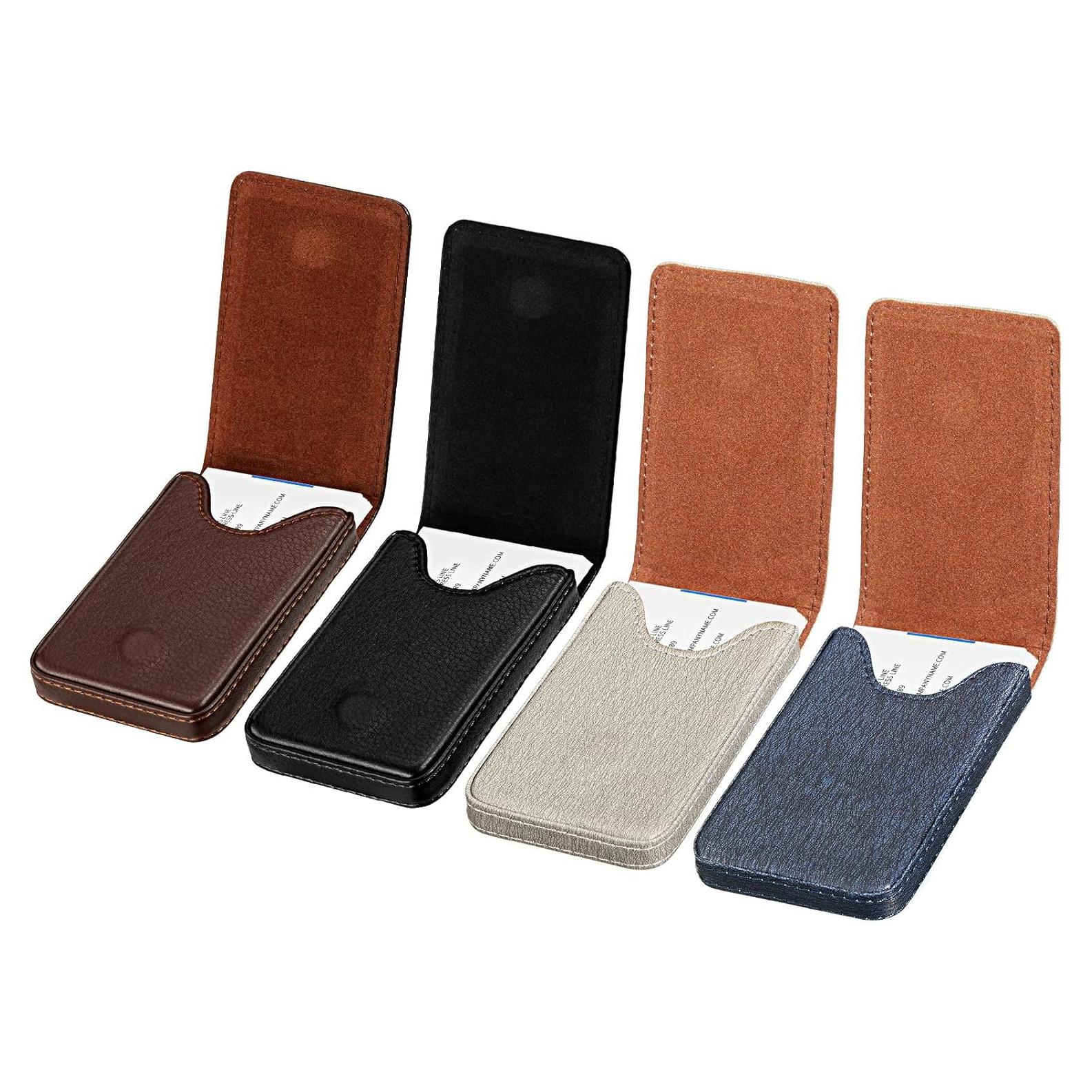 Soporte de Tarjeta de Negocios Outus con Cierre Magnético - 4 Colores