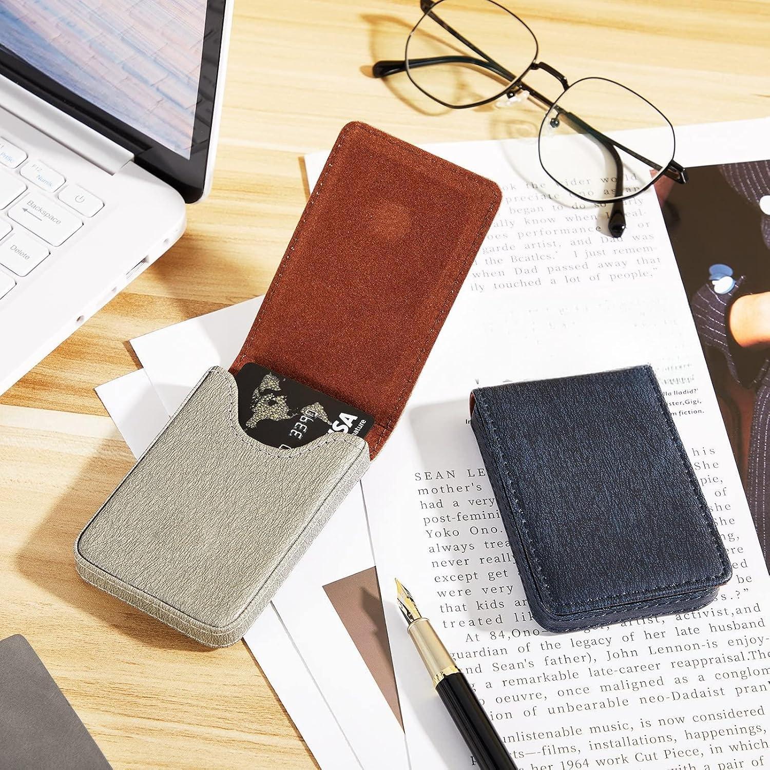 Soporte de Tarjeta de Negocios Outus con Cierre Magnético - 4 Colores