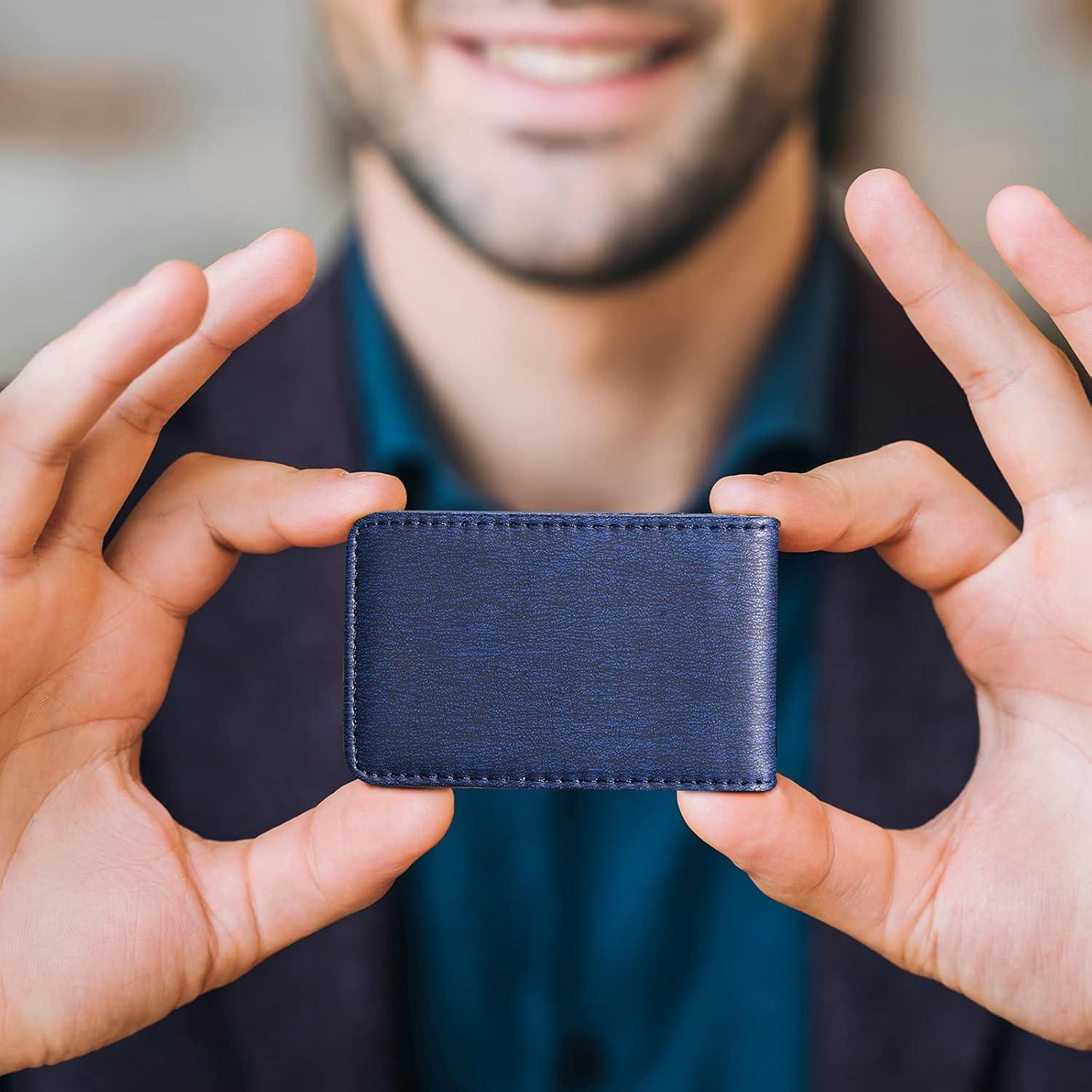 Soporte de Tarjeta de Negocios Outus con Cierre Magnético - 4 Colores