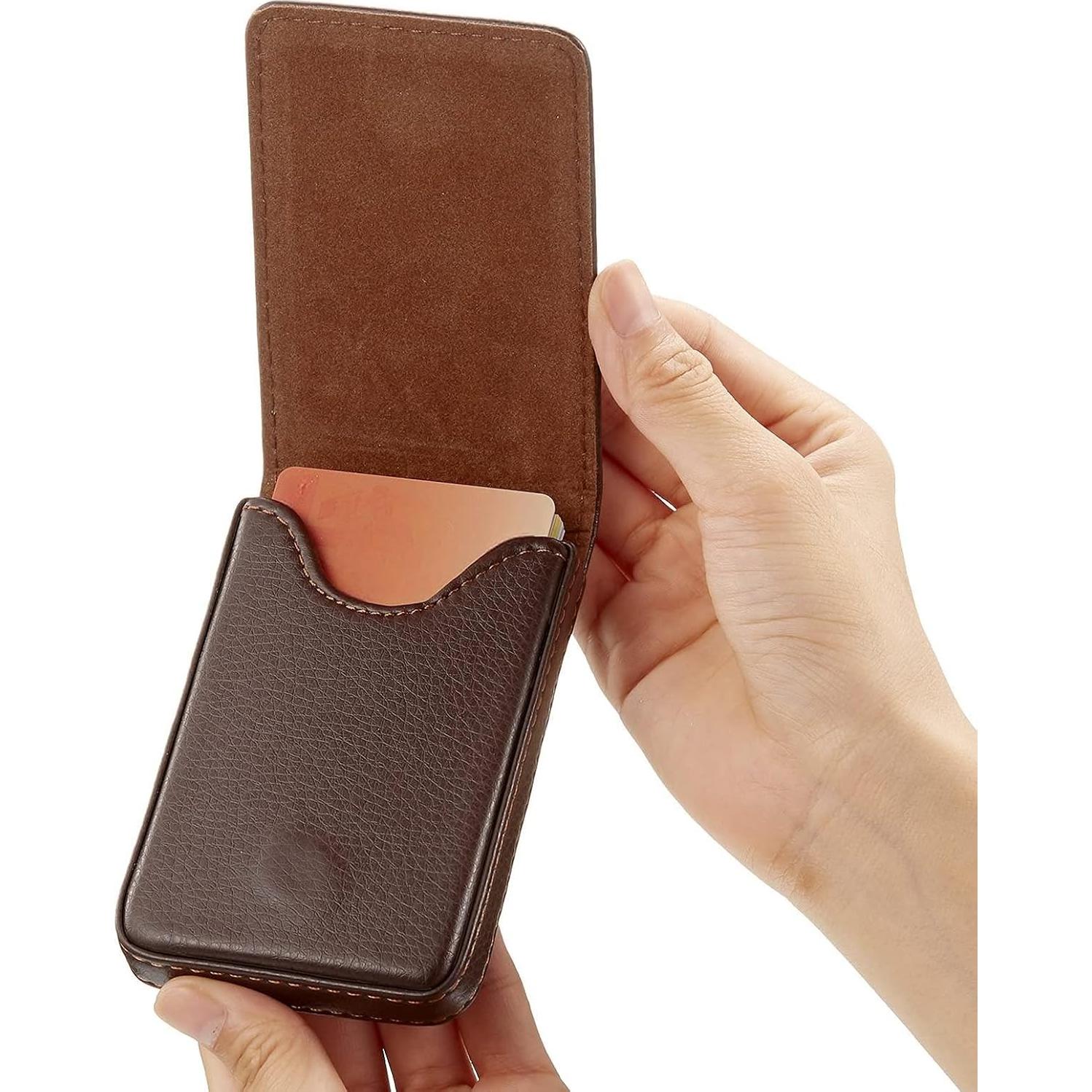 Soporte de Tarjeta de Negocios Outus con Cierre Magnético - 4 Colores