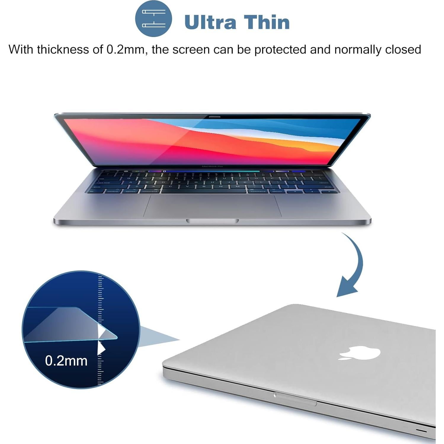 Protector de Pantalla Vidrio Templado ProCase para MacBook 13"