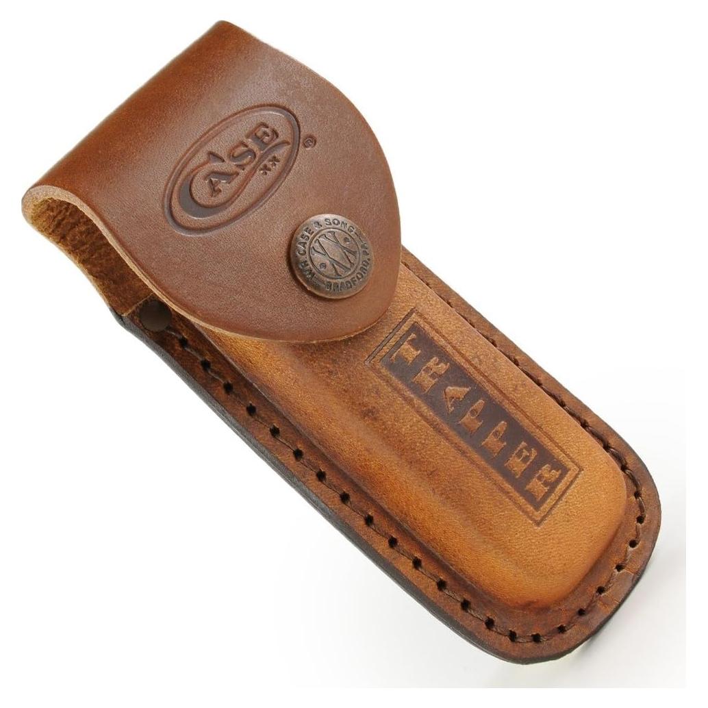 Funda de cuero Case Trapper para cuchillo de bolsillo