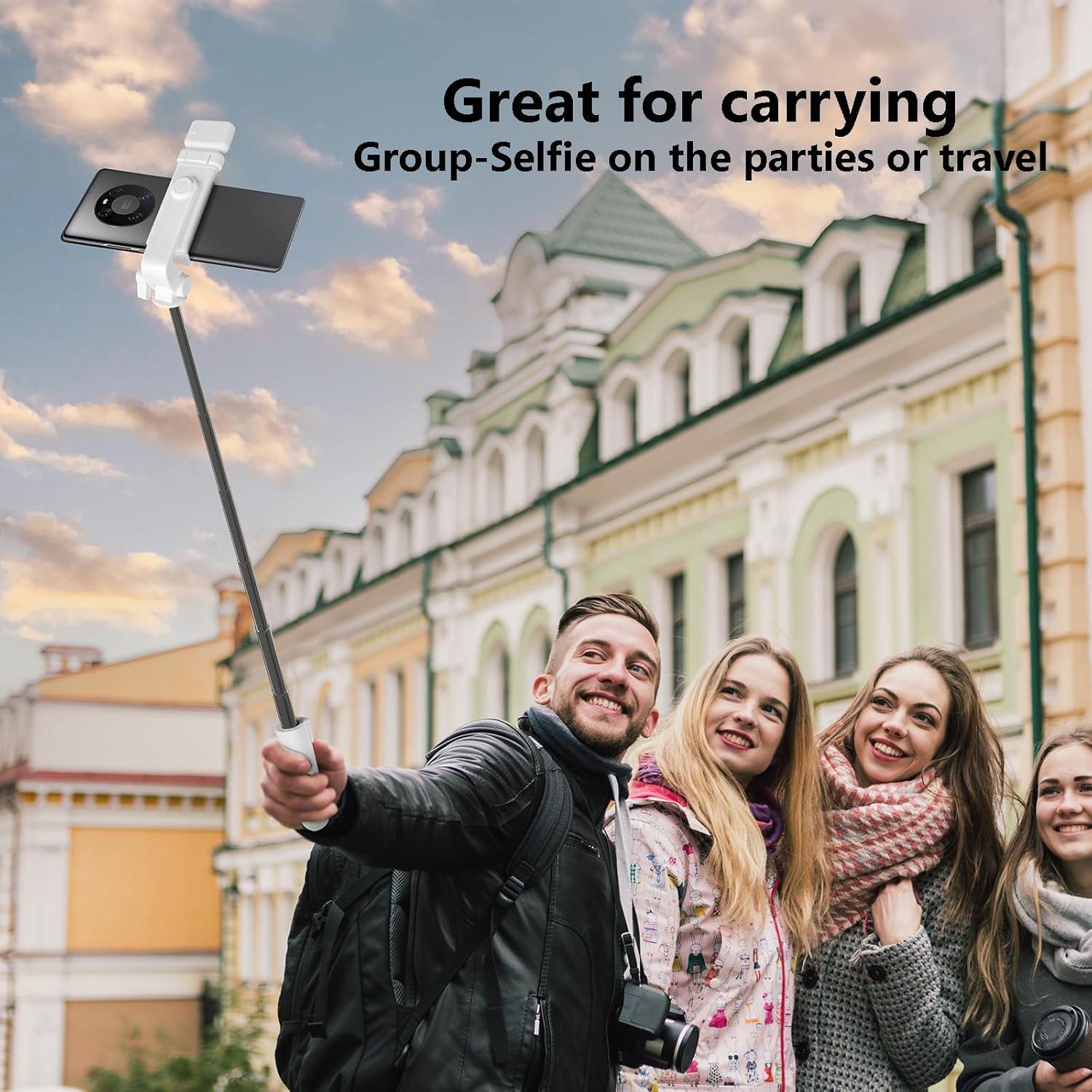 Trípode Selfie Bollove Retráctil 101.6 cm con Luz y Control Remoto