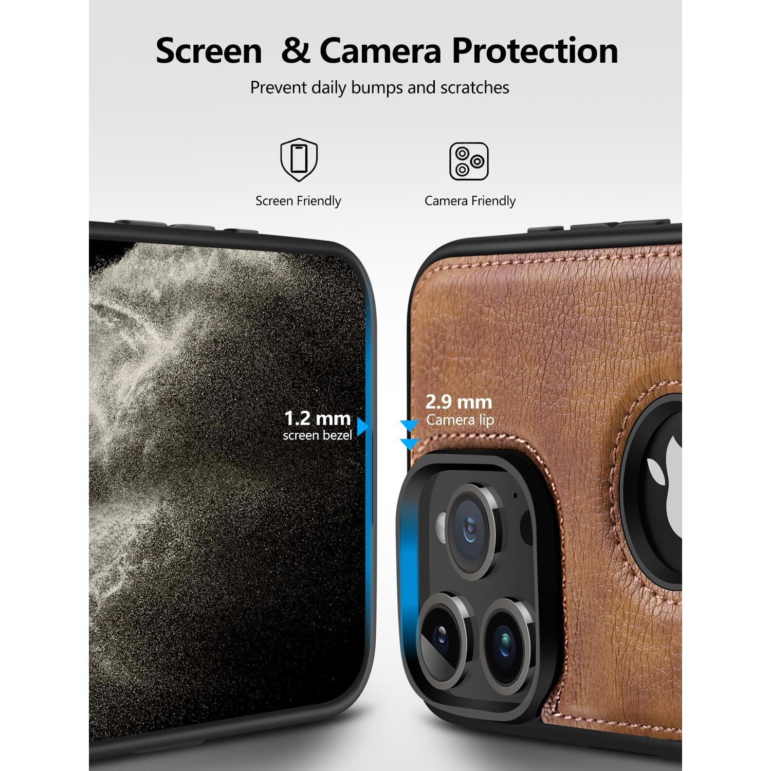 Funda Magnética de Cuero WEITE168 para iPhone 16 Pro Max 6.9"