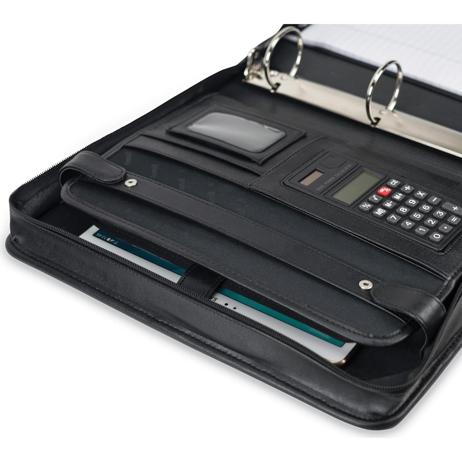 Padfolio Profesional Samsill con Cremallera y Funda para Tableta 10.1"