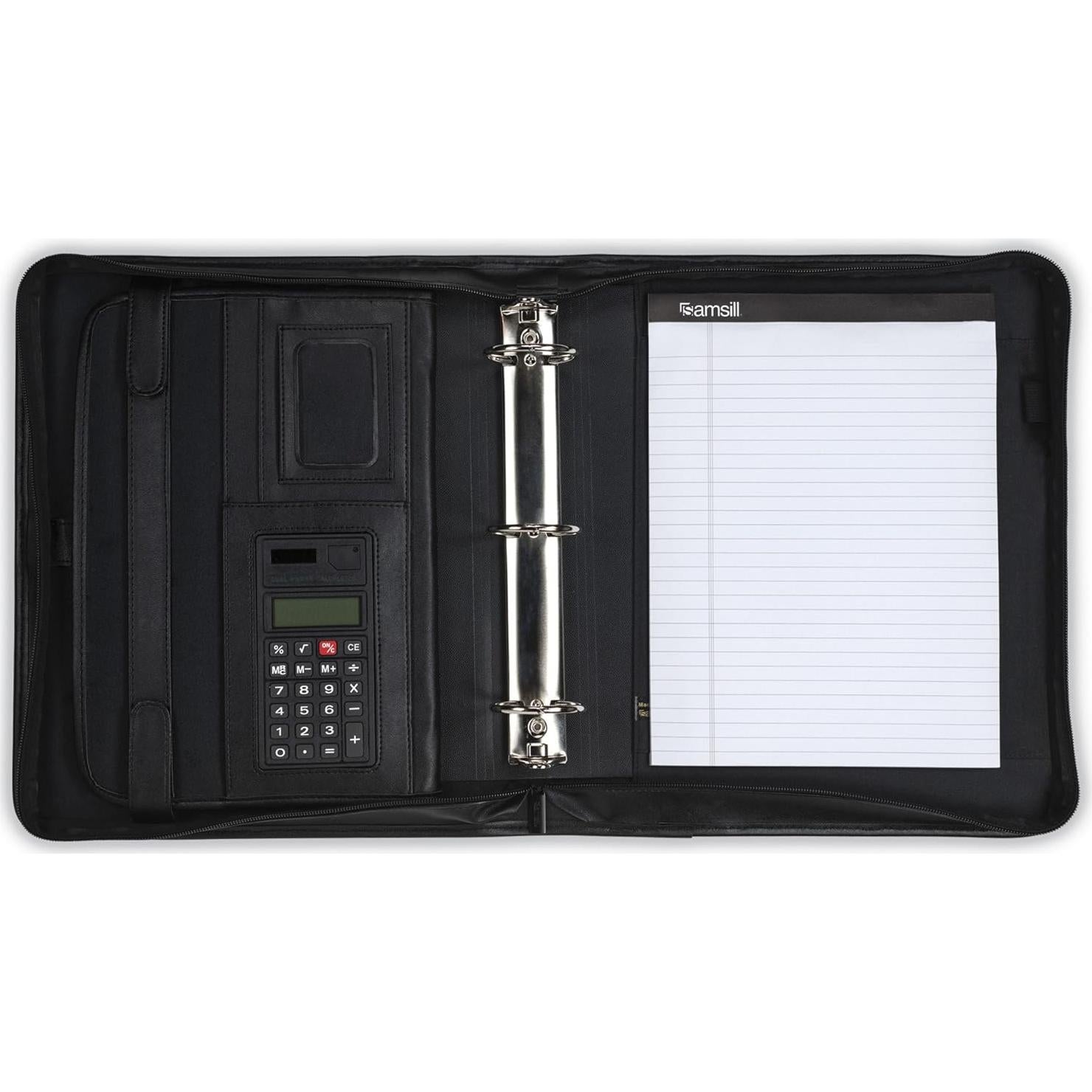 Padfolio Profesional Samsill con Cremallera y Funda para Tableta 10.1"
