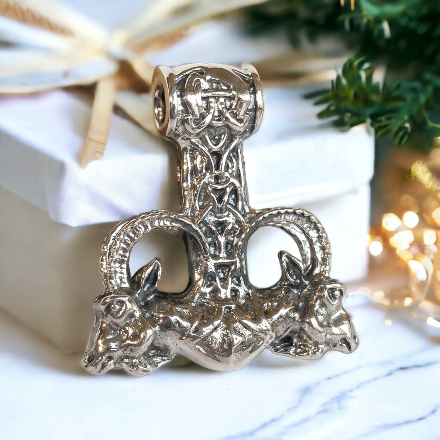 Collar Martillo de Thor Mjolnir Plata Esterlina 925 38x35mm