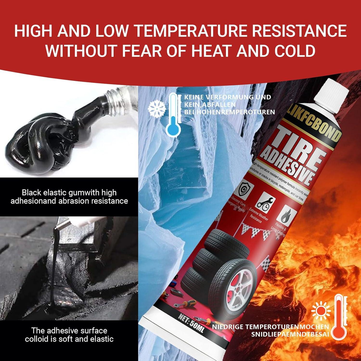 Adhesivo para Neumáticos LIKFCBOND 100 ml Kit Reparación