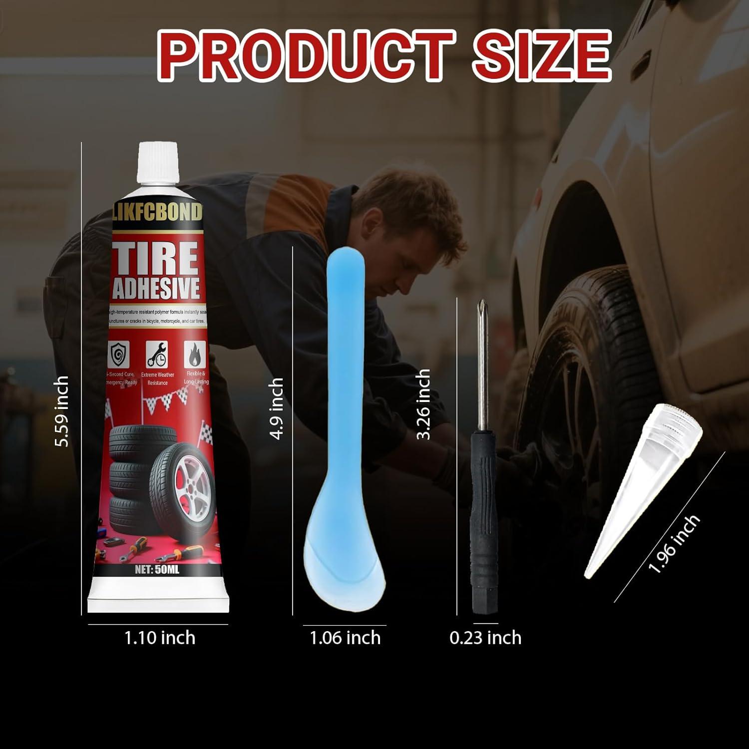 Adhesivo para Neumáticos LIKFCBOND 100 ml Kit Reparación