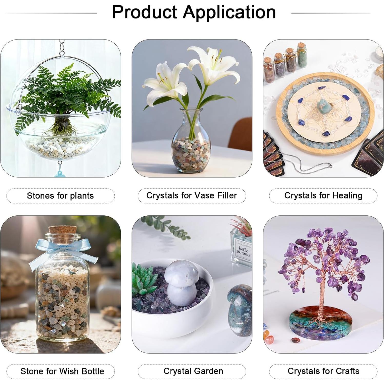 Piedras Chips Ojo de Tigre y Lapis Lazuli SUNYIK 227g