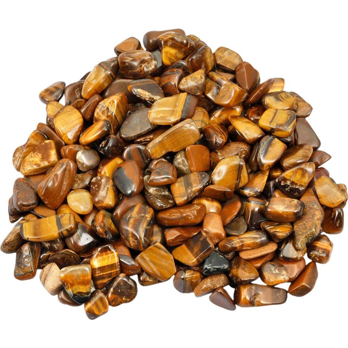 Piedras Chips Ojo de Tigre y Lapis Lazuli SUNYIK 227g