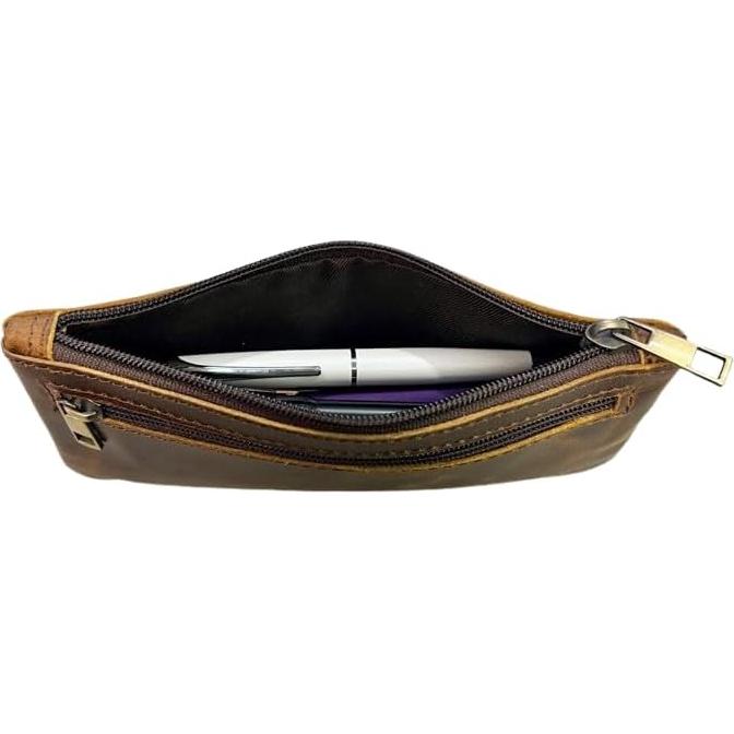 Estuche de Lápiz de Cuero Vintage Berliner Bags 20x12.7cm