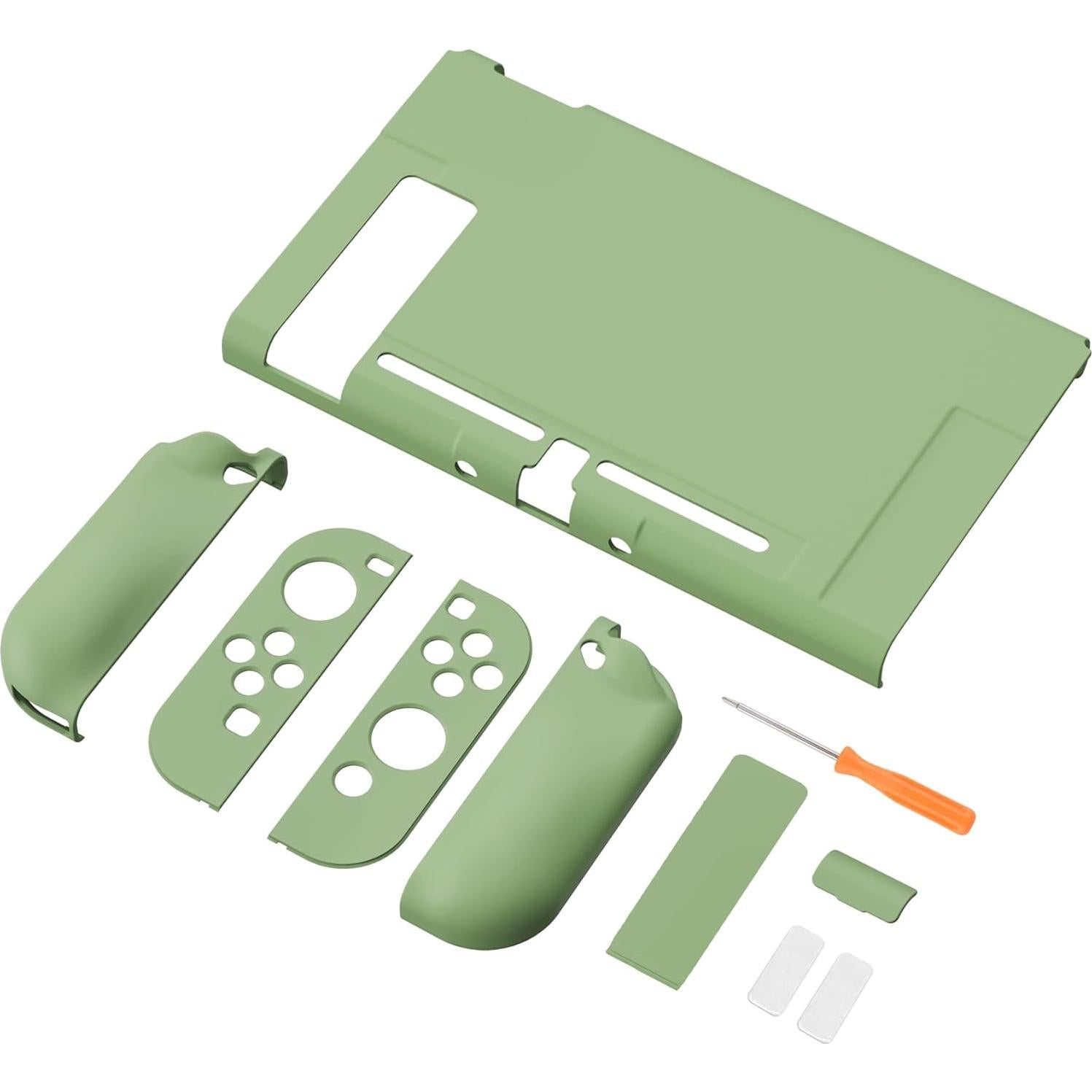 Funda Ergonómica PlayVital para Nintendo Switch Verde