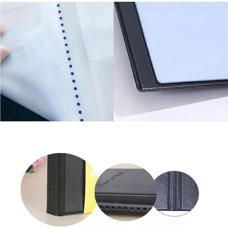 Soporte Organizador de Tarjetas de Negocios HUAHAITGCH Negro