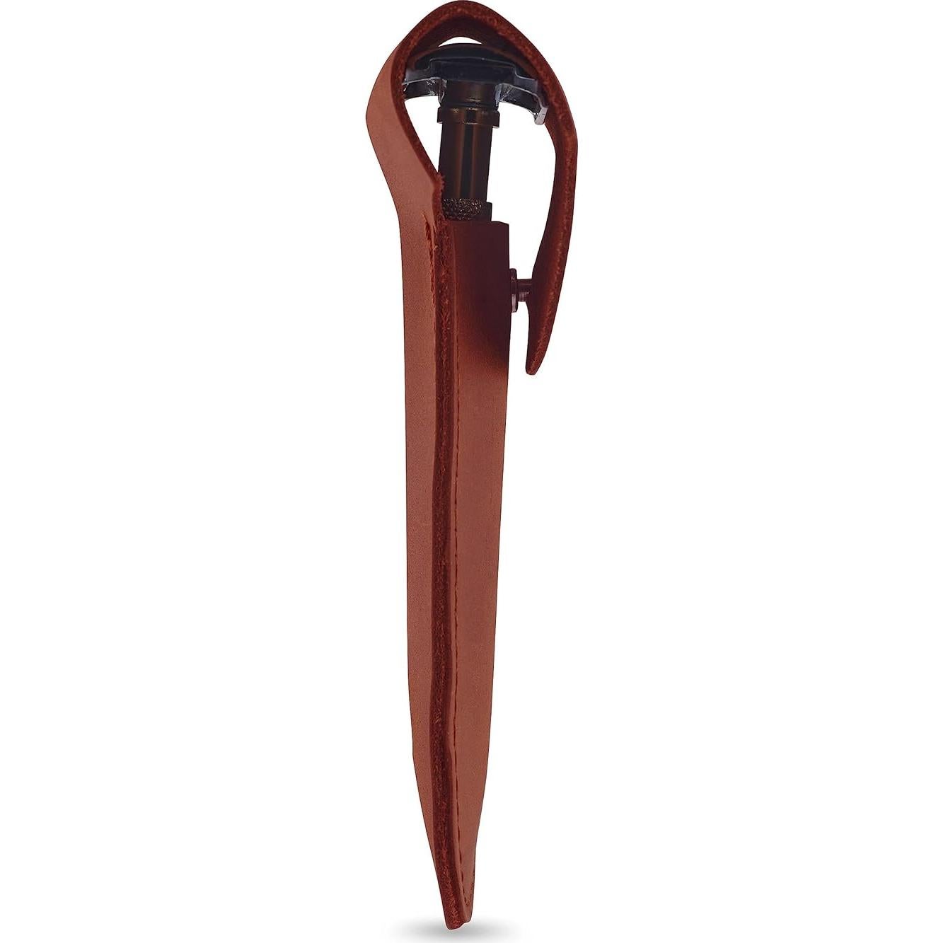 Funda de Cuero para Afeitadora Doble Filo - Cognac