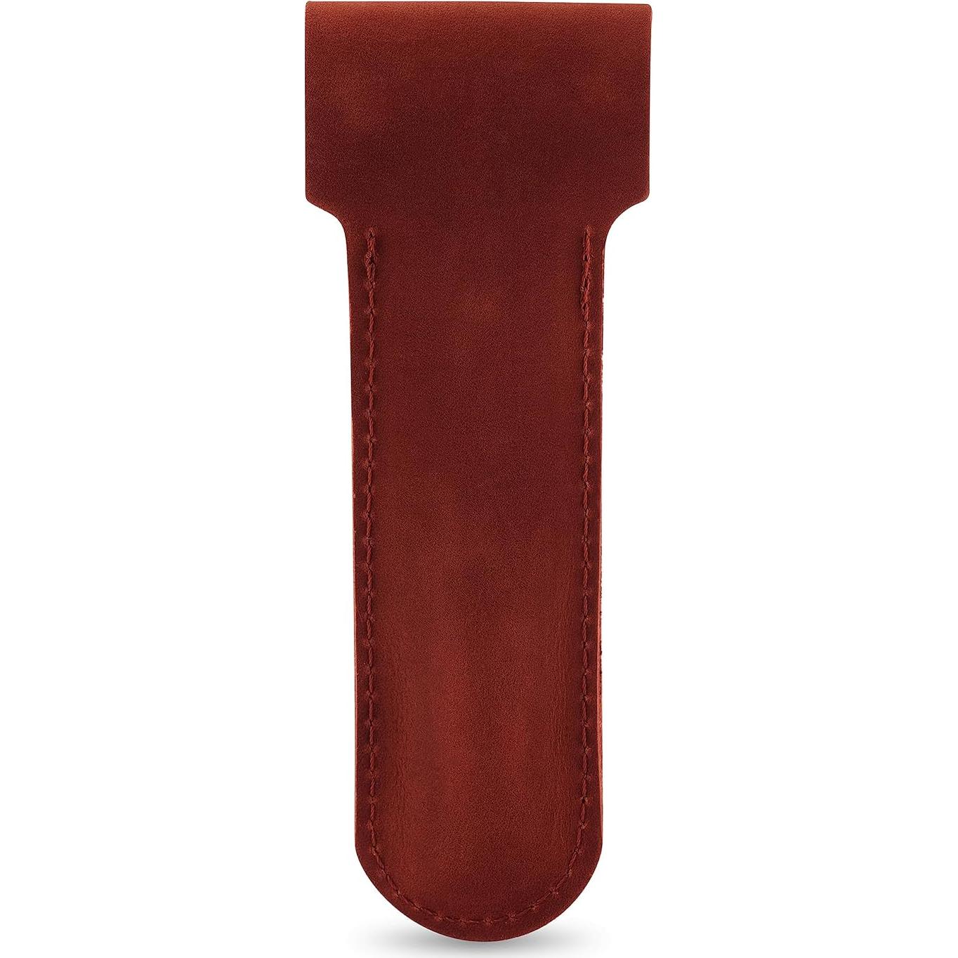 Funda de Cuero para Afeitadora Doble Filo - Cognac