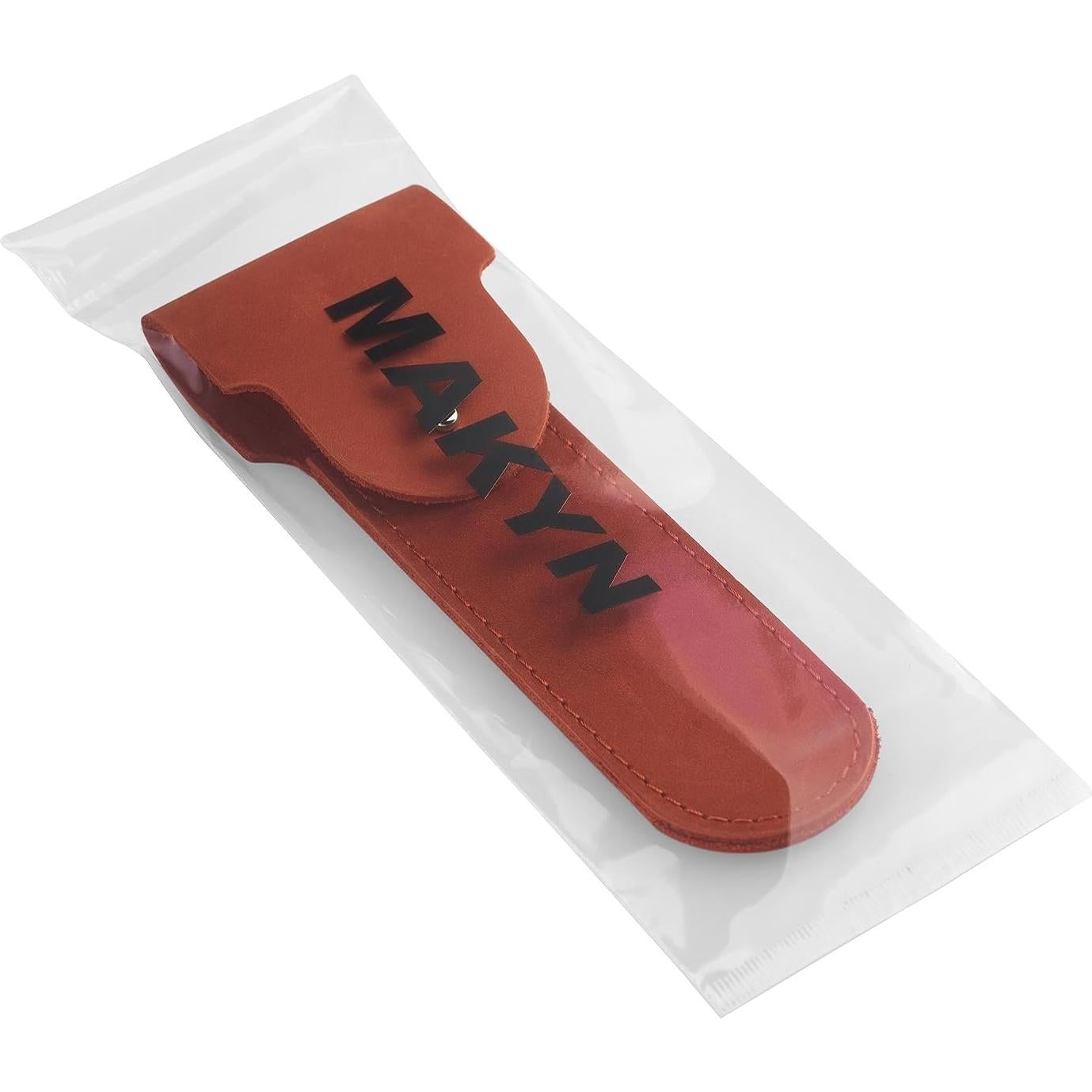 Funda de Cuero para Afeitadora Doble Filo - Cognac