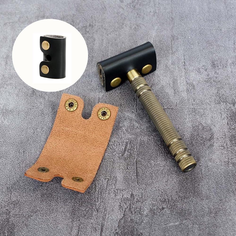 Funda de Cuero para Afeitadora de Seguridad Selxran - 2 Pcs