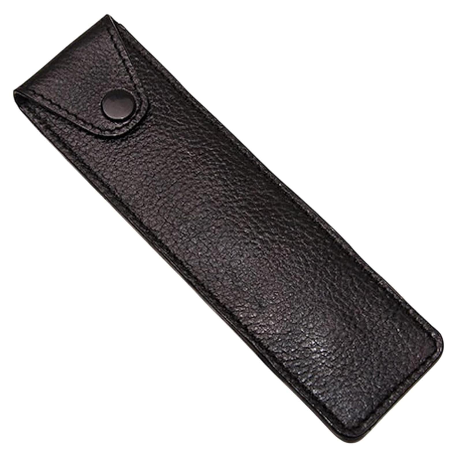 Estuche de Viaje de Cuero Genuino Parker Safety Razor 15cm