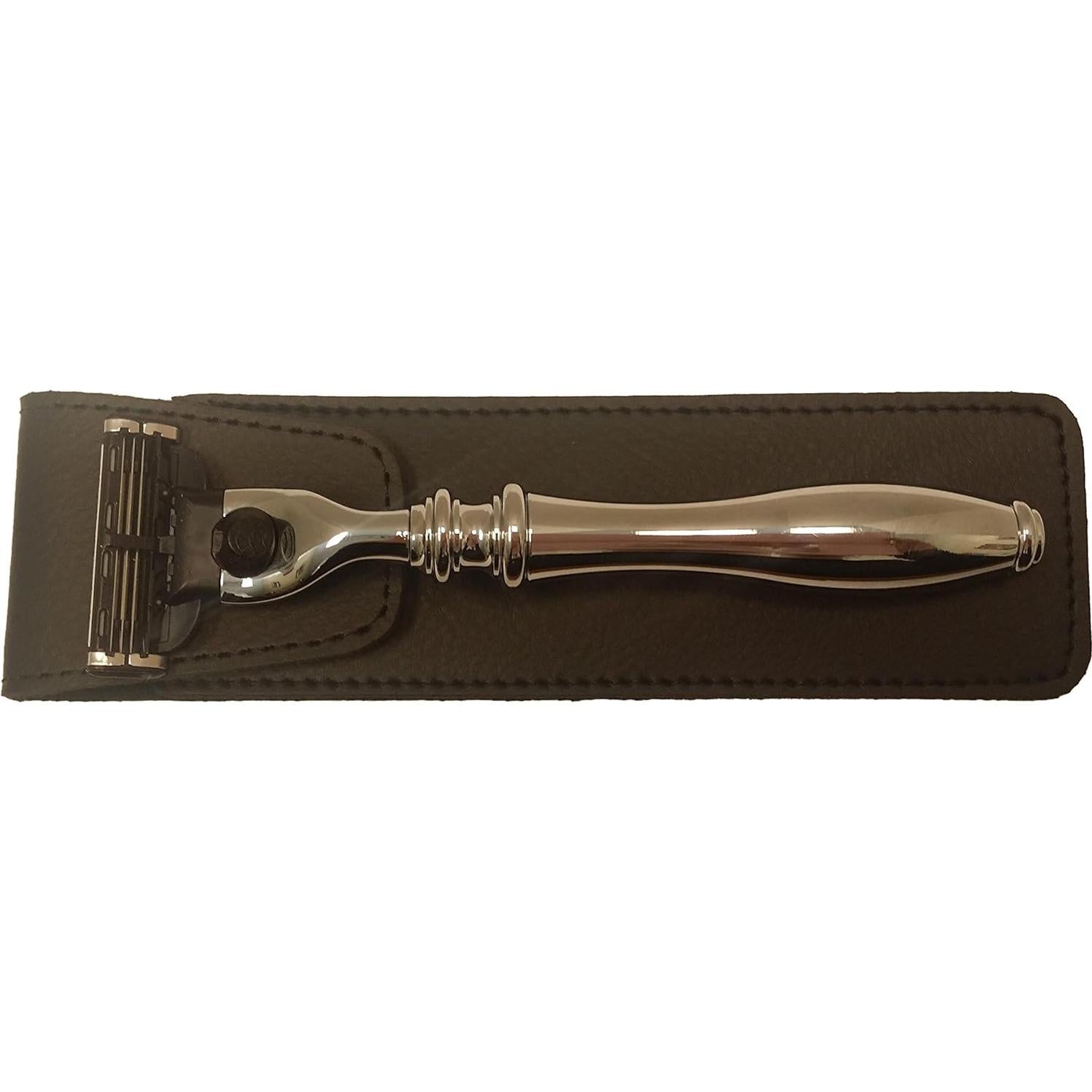 Funda de Cuero G.B.S para Navaja Recta - Durable y Portátil