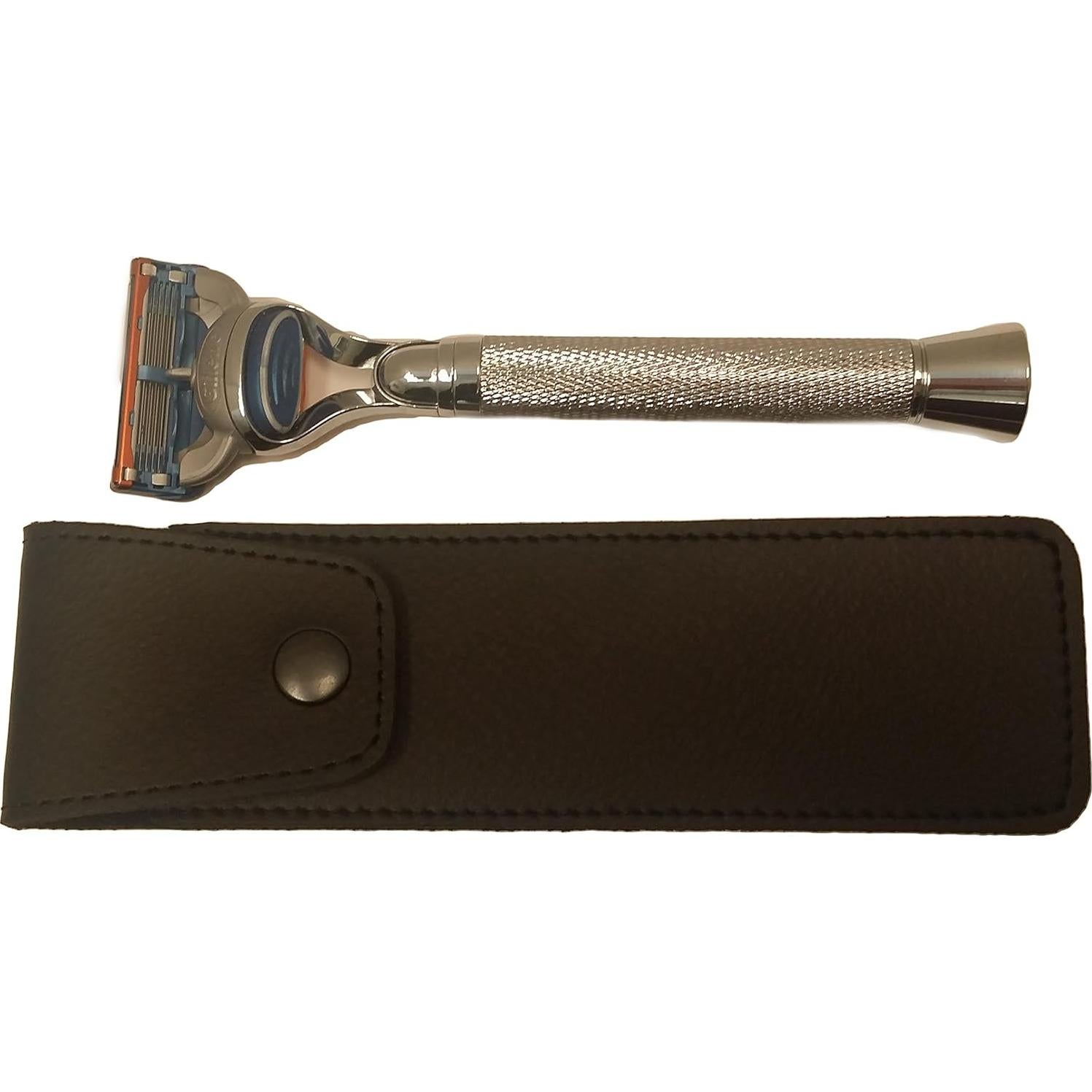 Funda de Cuero G.B.S para Navaja Recta - Durable y Portátil