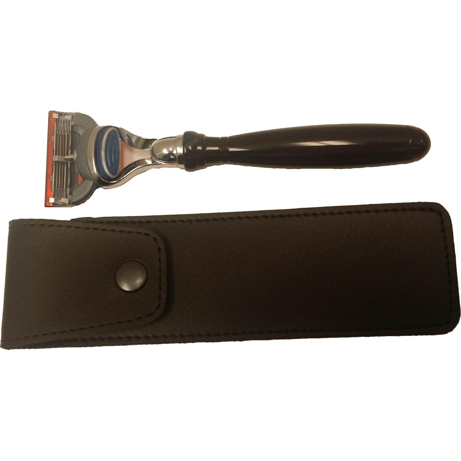 Funda de Cuero G.B.S para Navaja Recta - Durable y Portátil